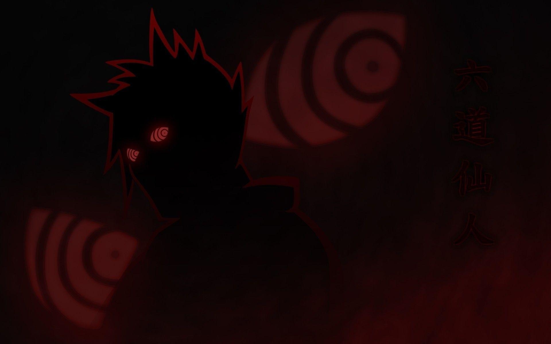 1920x1200 Eyes Silhouette Naruto Shippuden Rinnegan Rikudo Sennin id, Desktop