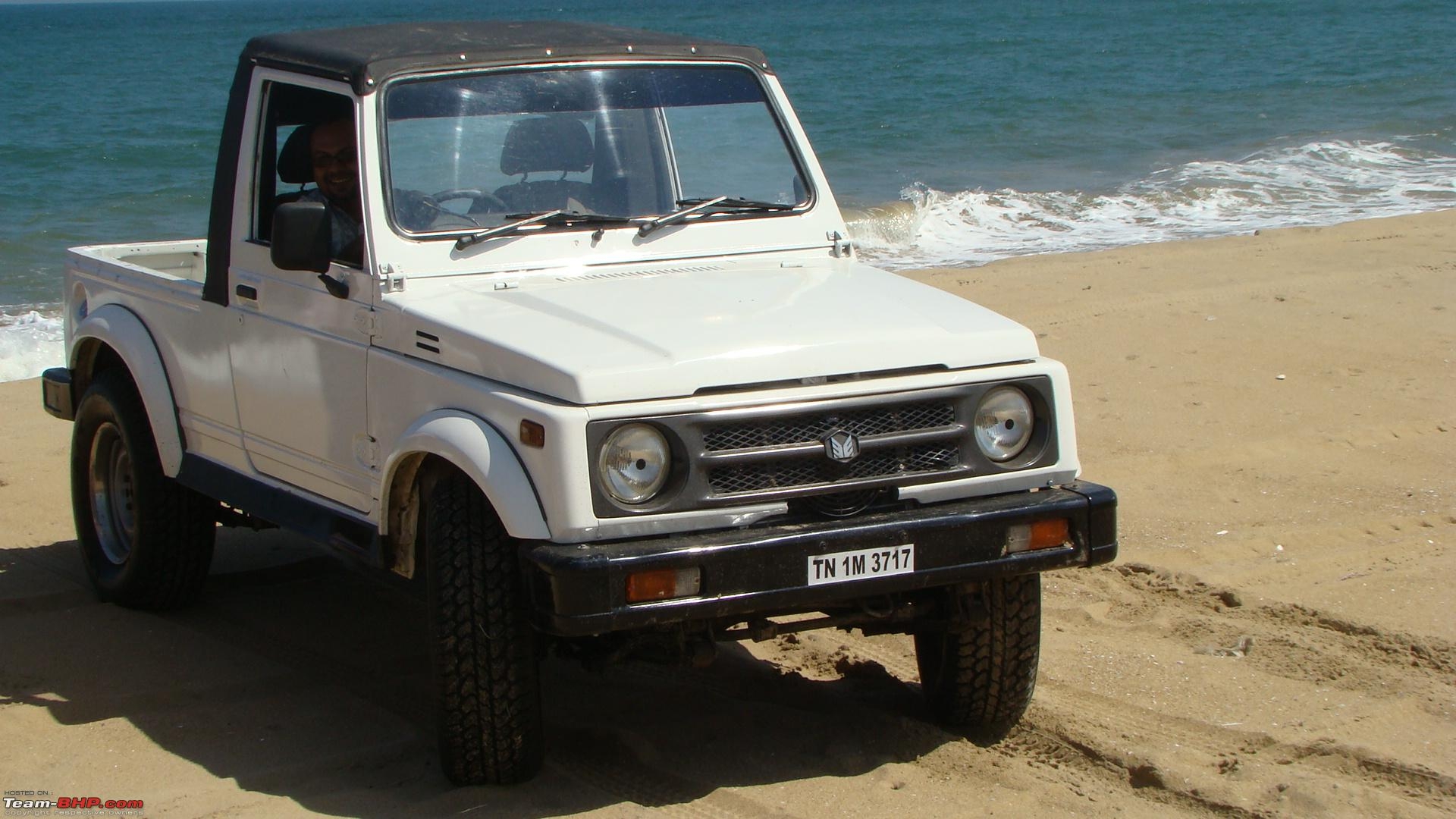 1920x1080 Gypsy, vehicles, owners, maruti, sea, Desktop