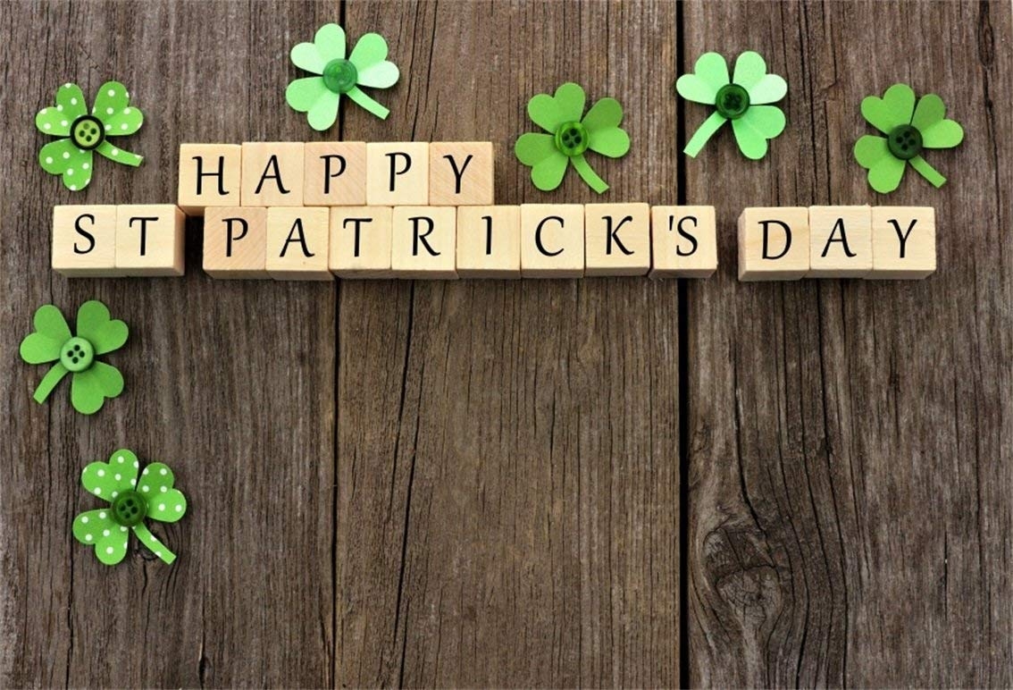 1140x780 Amazon.com, AOFOTO 7x5ft Happy St Patrick's Day Background Lucky, Desktop
