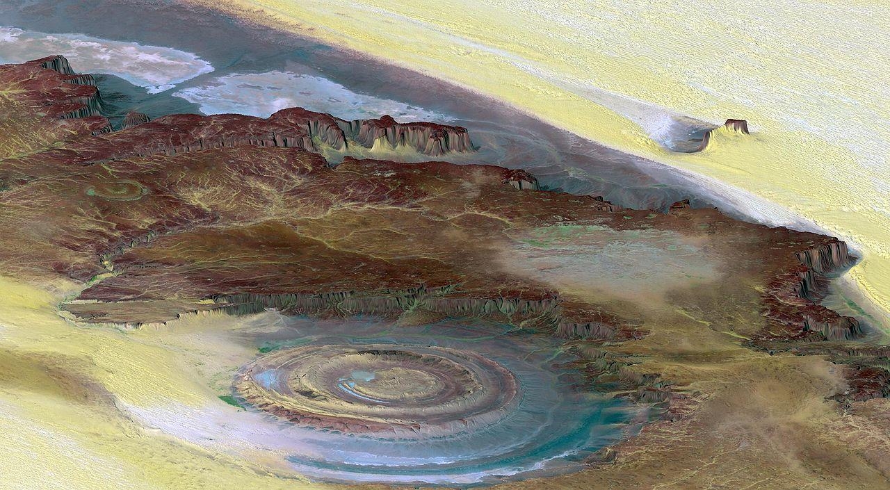 1280x710 The Eye Of Sahara, The Richat Structure, Mauritania, Desktop