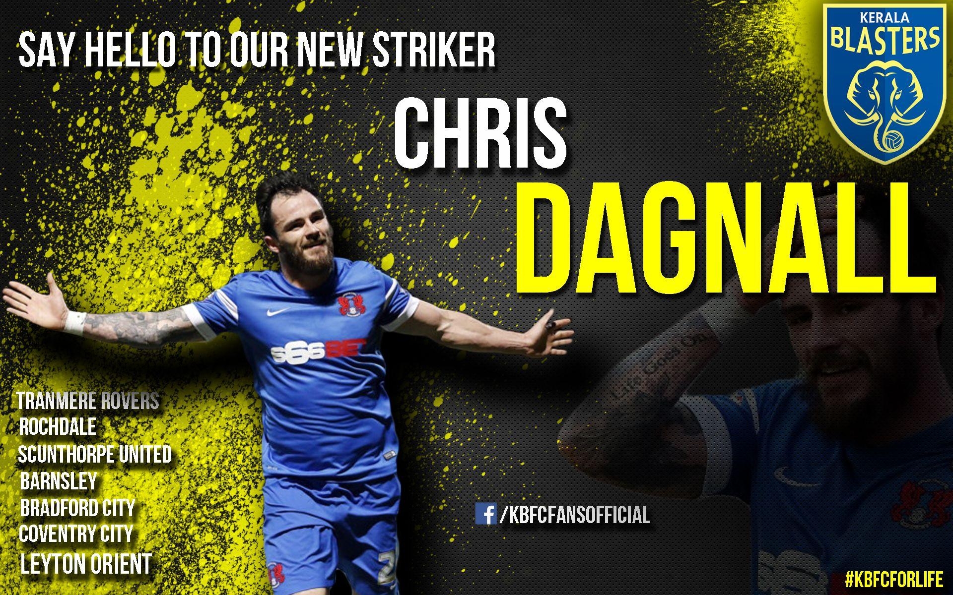 1920x1200 Here is the New Striker of +Kerala Blasters ! ChrisDagnall, Desktop