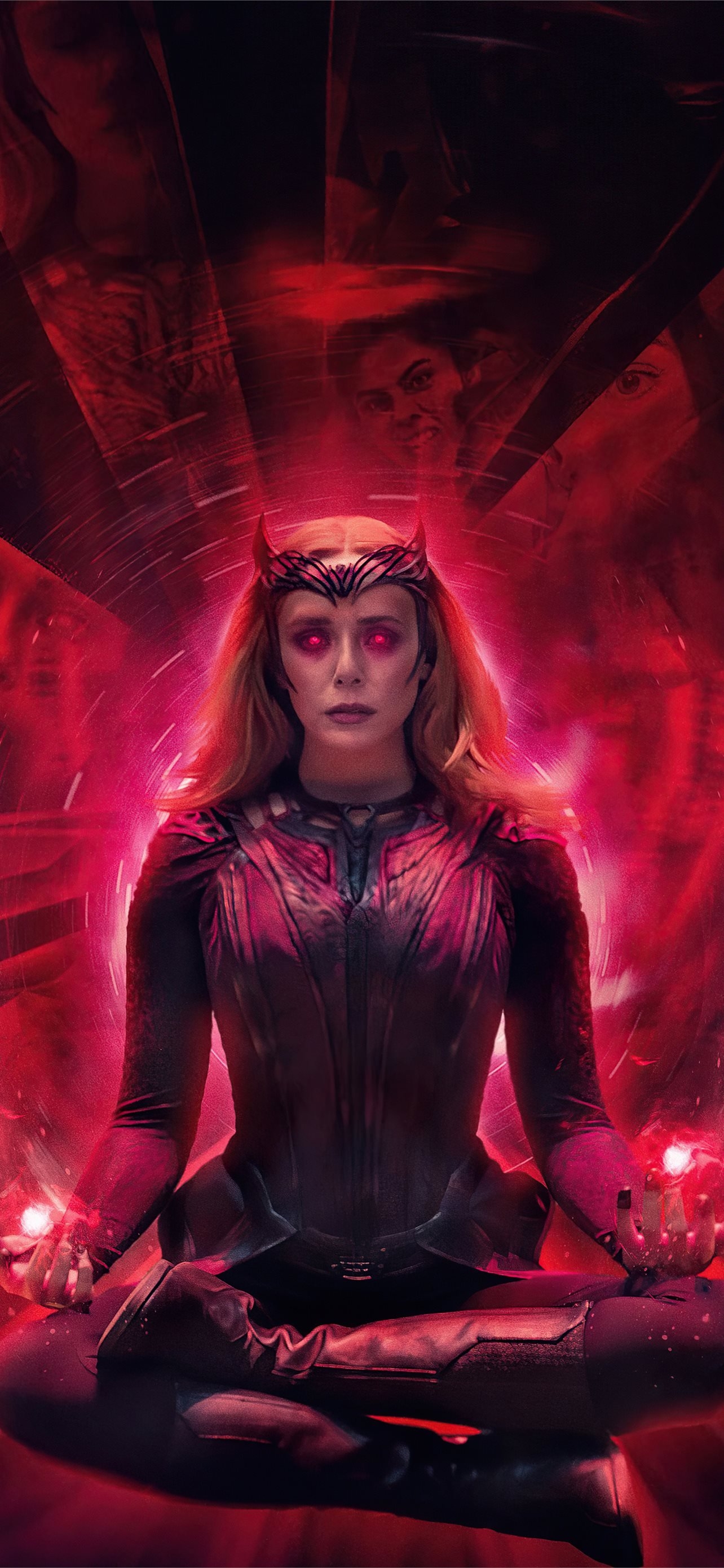 1290x2780 scarletwitch doctor strange in the multiverse of m. iPhone Wallpaper Free Download, Phone