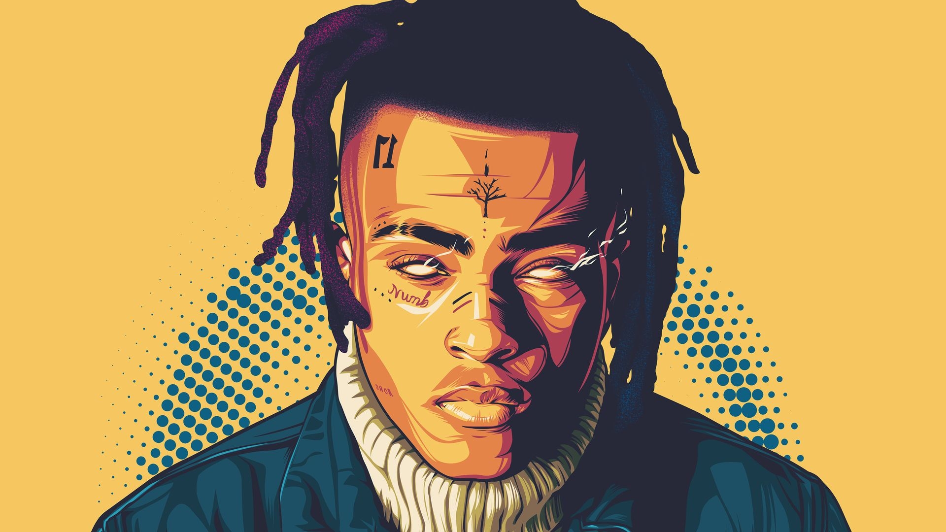 1920x1080 XXXTentacion Digital Art 4k Laptop Full HD 1080P HD 4k Wallpaper, Image, Background, Photo and Picture, Desktop