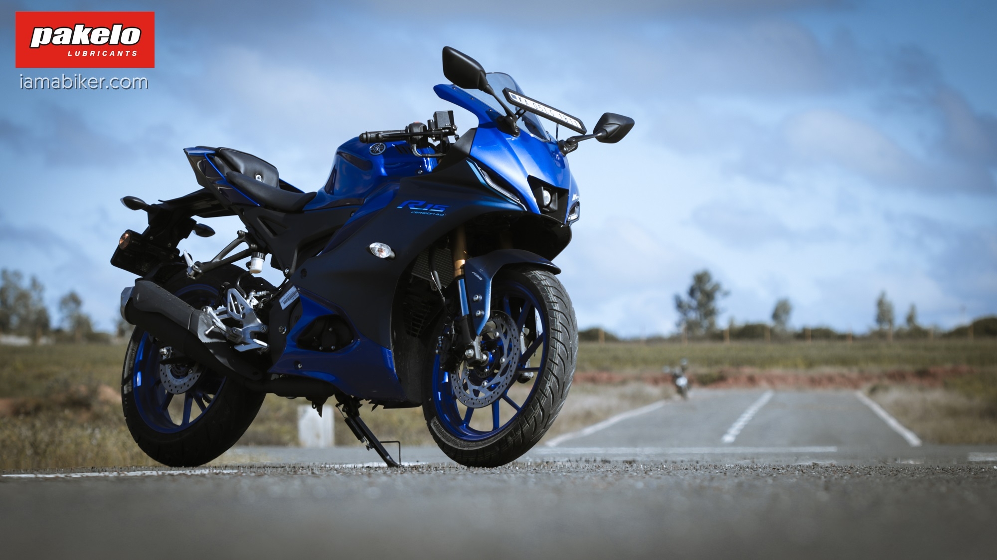 2000x1130 Yamaha R15 V4 HD wallpaper. IAMABIKER, Desktop