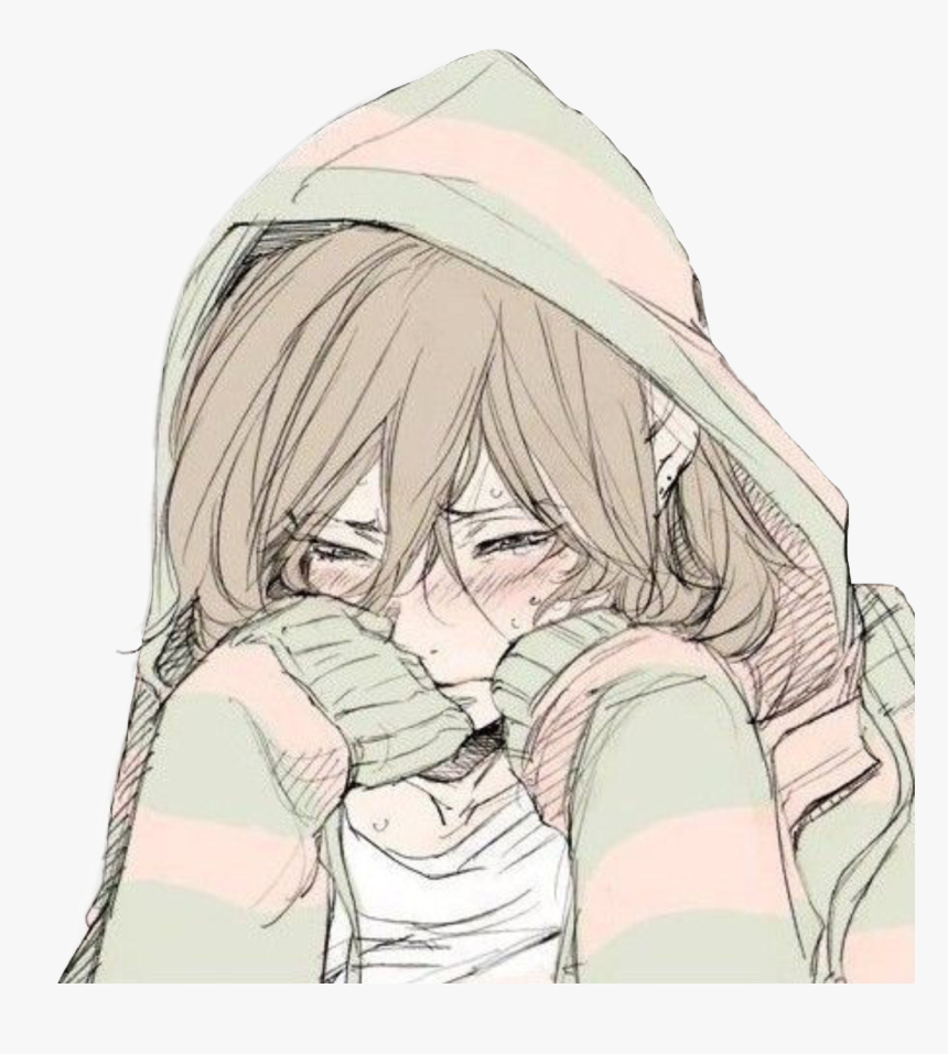 860x960 Depressed Sad Anime Girl Drawings, Phone