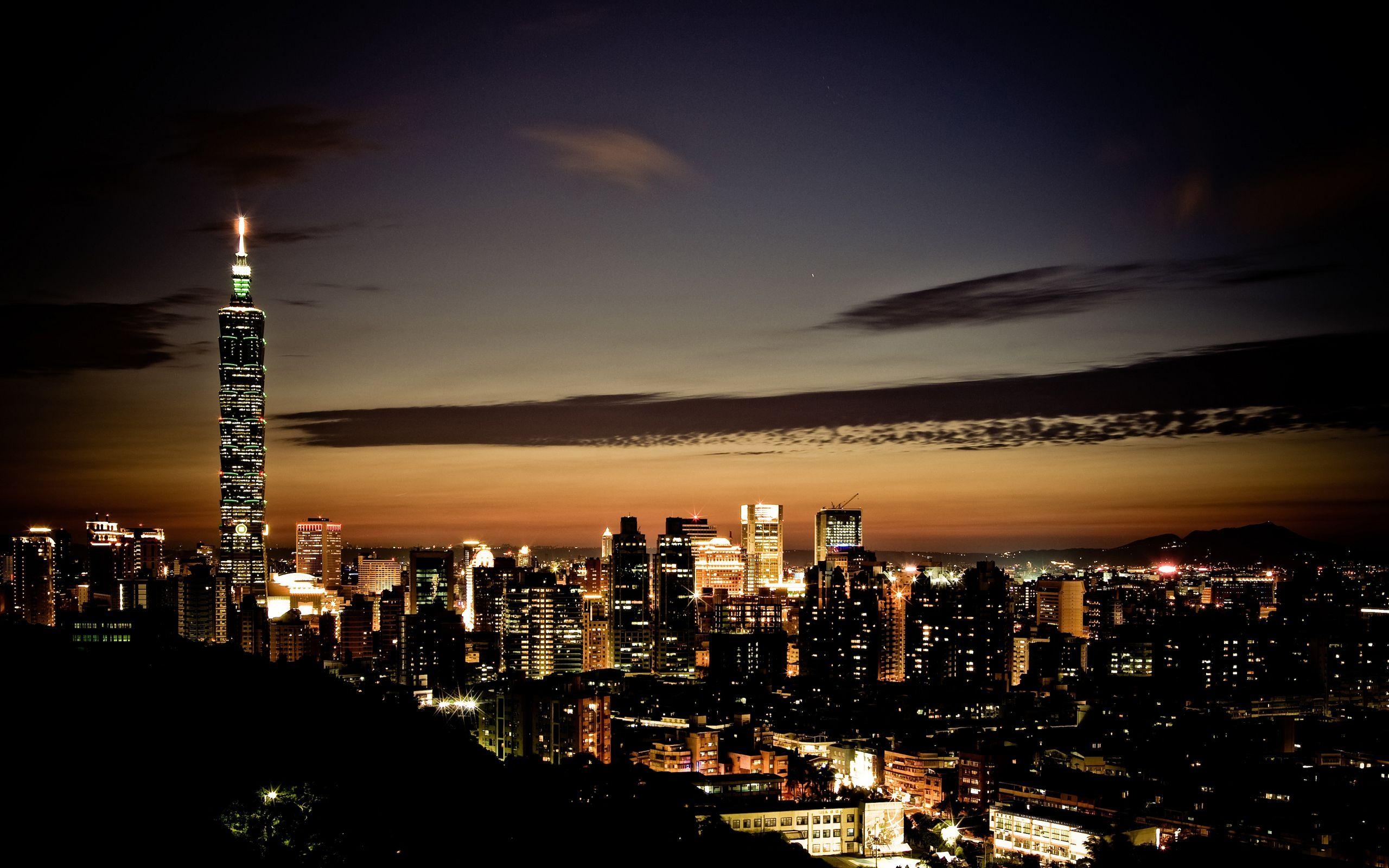 2560x1600 Taipei Skyline Wallpaper, Desktop