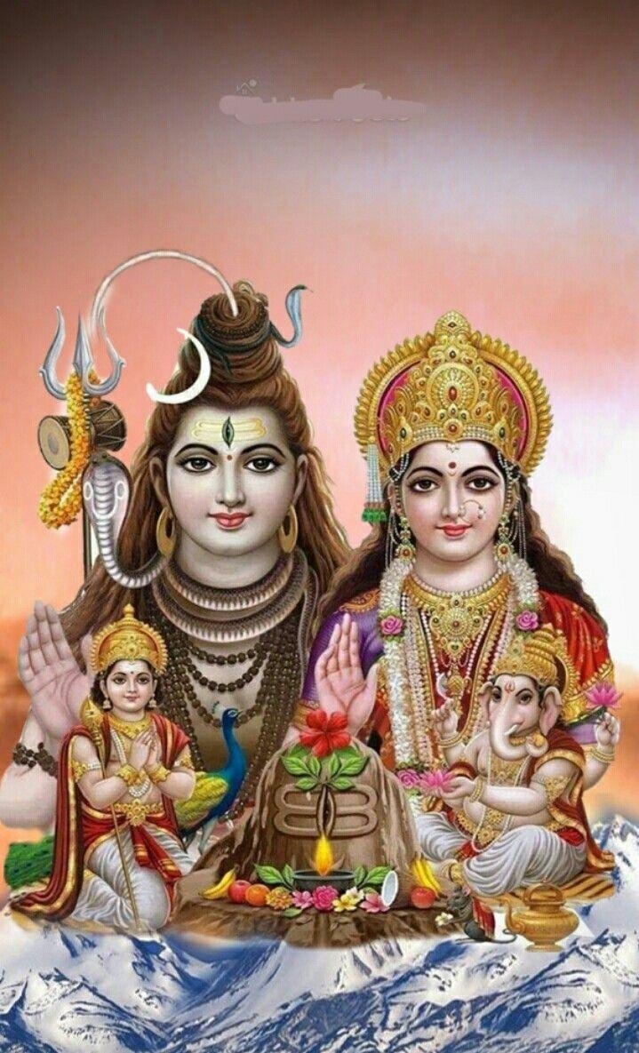 720x1190 Wallpaper downloads. Lord shiva family, Phone