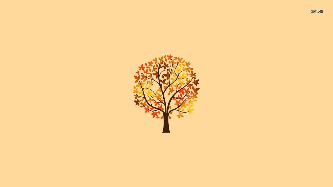 1370x770 Fall Minimalist Desktop Wallpaper, HD Fall Minimalist Desktop Background on WallpaperBat, Desktop