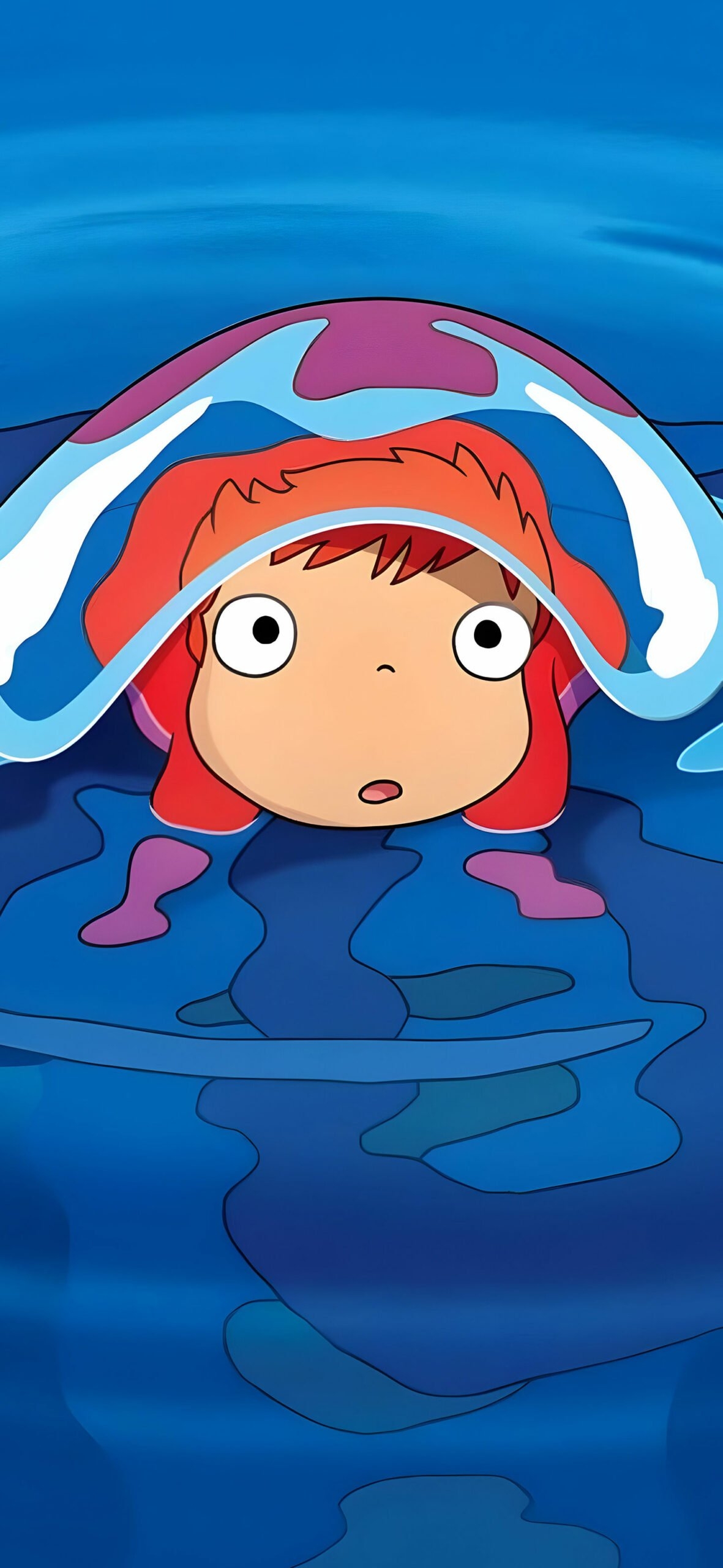 1190x2560 Ponyo on the Cliff by the Sea Wallpaper Anime Wallpaper, Phone