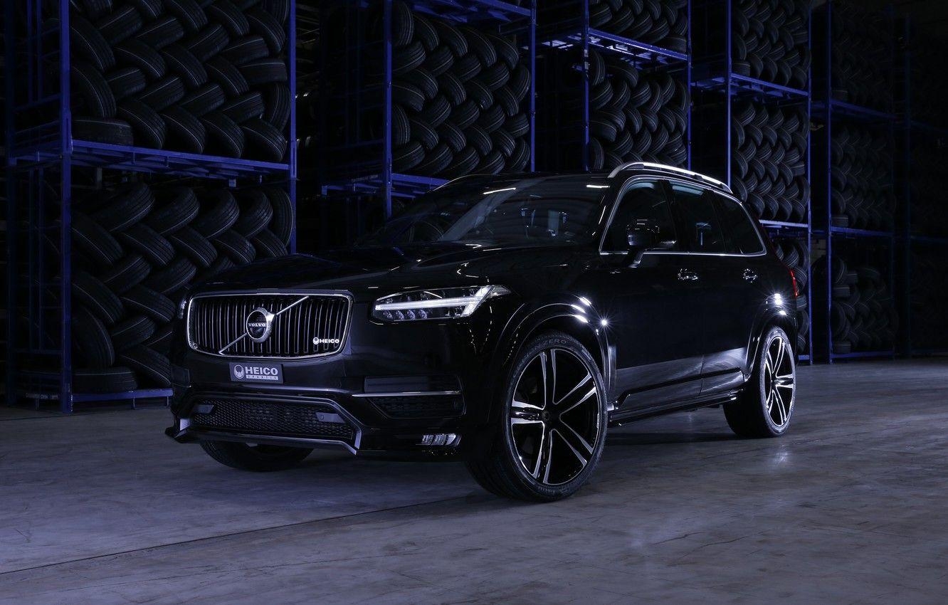 1340x850 Wallpaper black, Volvo, SUV, Black, XC Volvo, crossover, Heico, Desktop