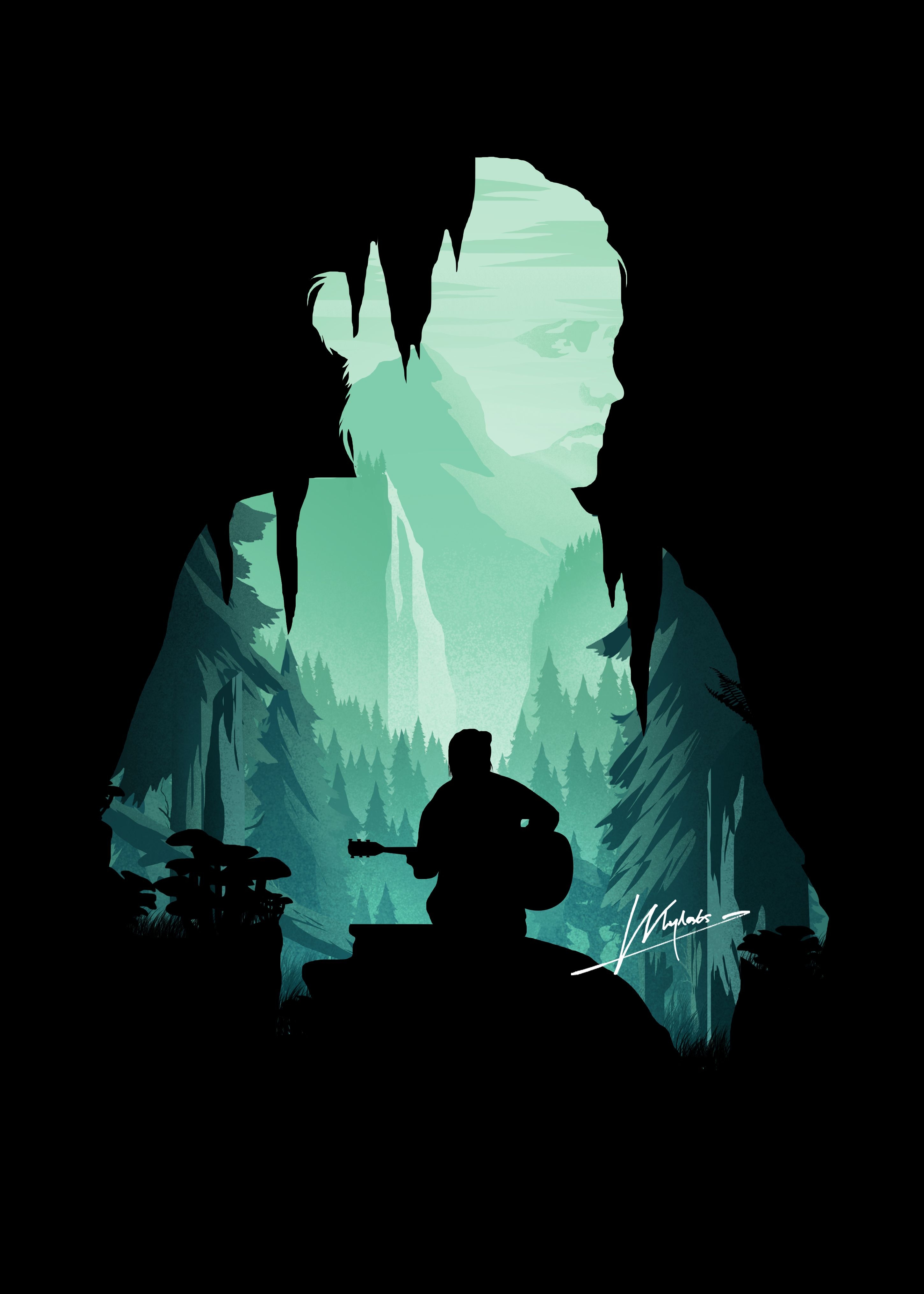 2900x4060 Ellie The Last of Us 2' Poster by whyadiphew. Displate. The lest of us, The last of us, The last of us2, Phone