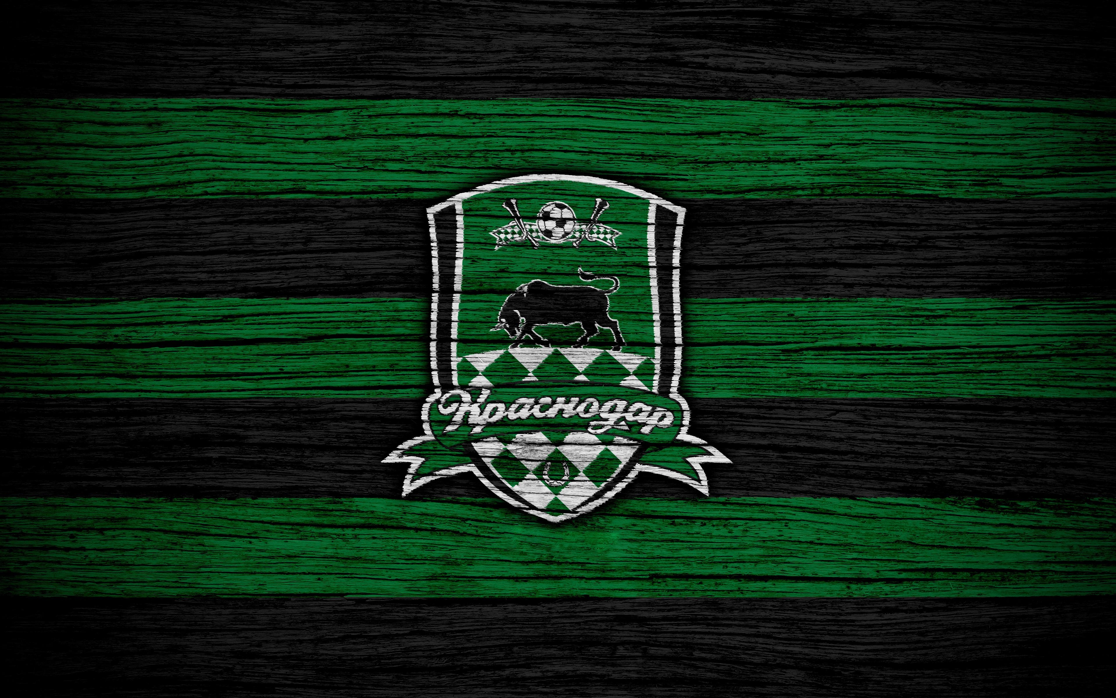 3840x2400 Logo, Emblem, FC Krasnodar, Soccer wallpaper and background, Desktop