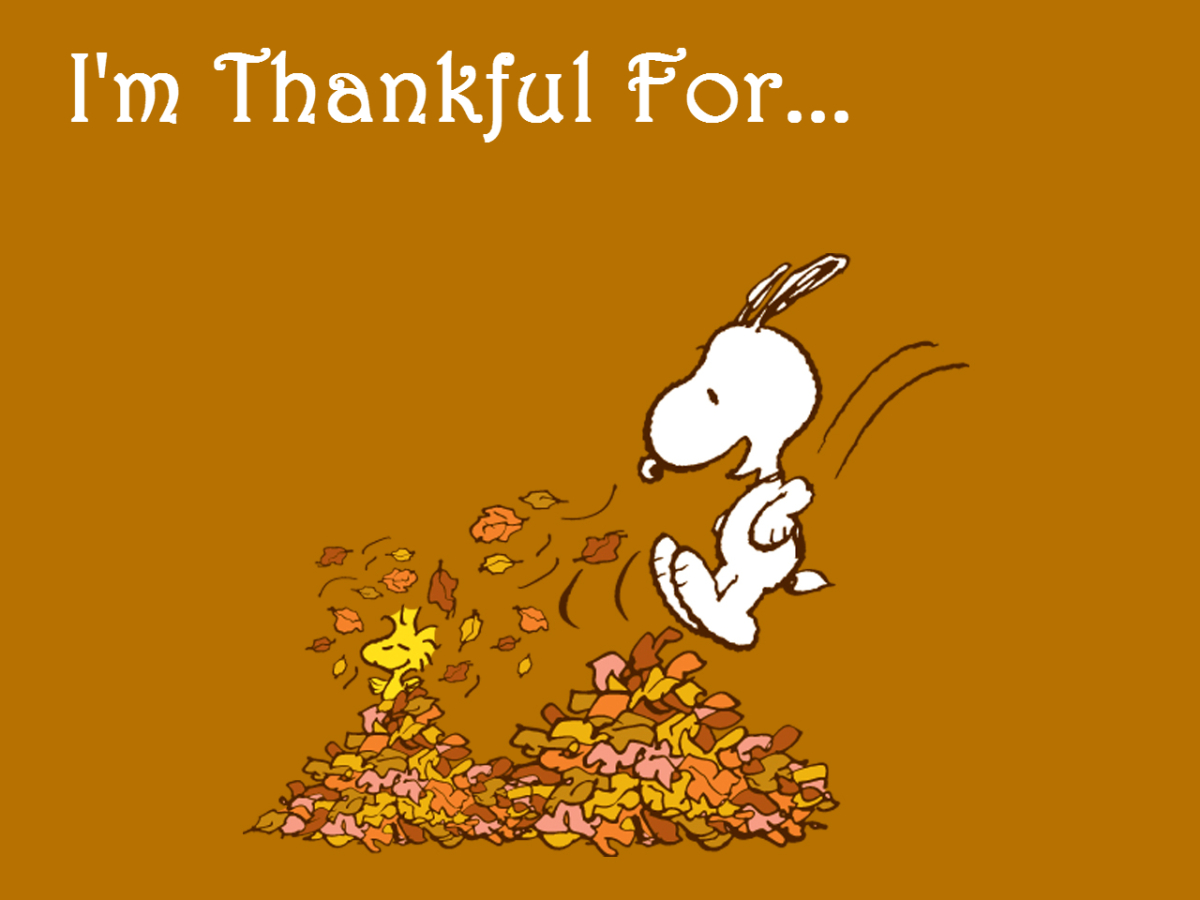 1200x900 I'm Thankful For.. Snoopy wallpaper, Cute fall wallpaper, Fall wallpaper, Desktop