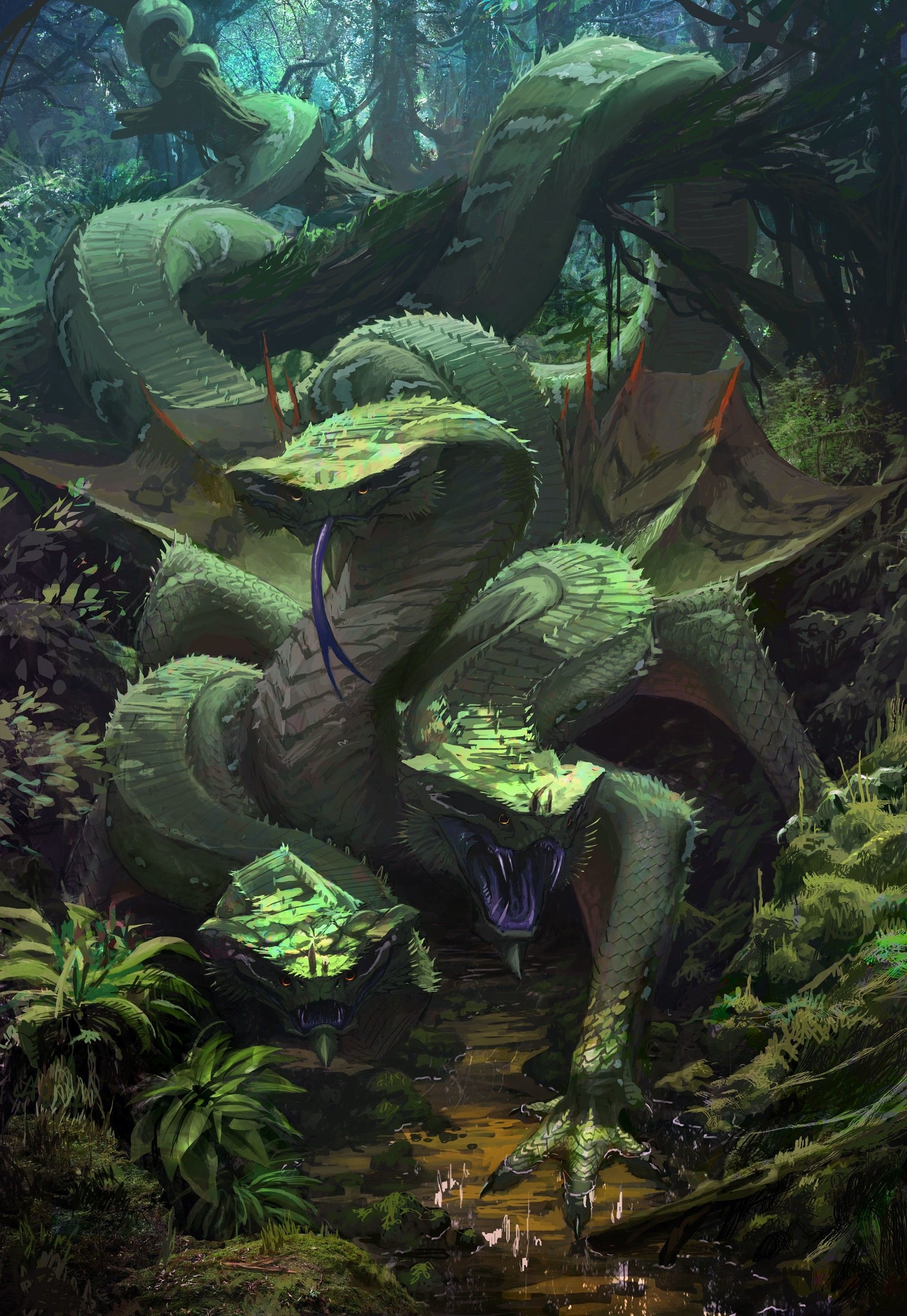 1920x2790 #fantasy art, #hydra wallpaper. Mocah.org HD Wallpaper, Phone