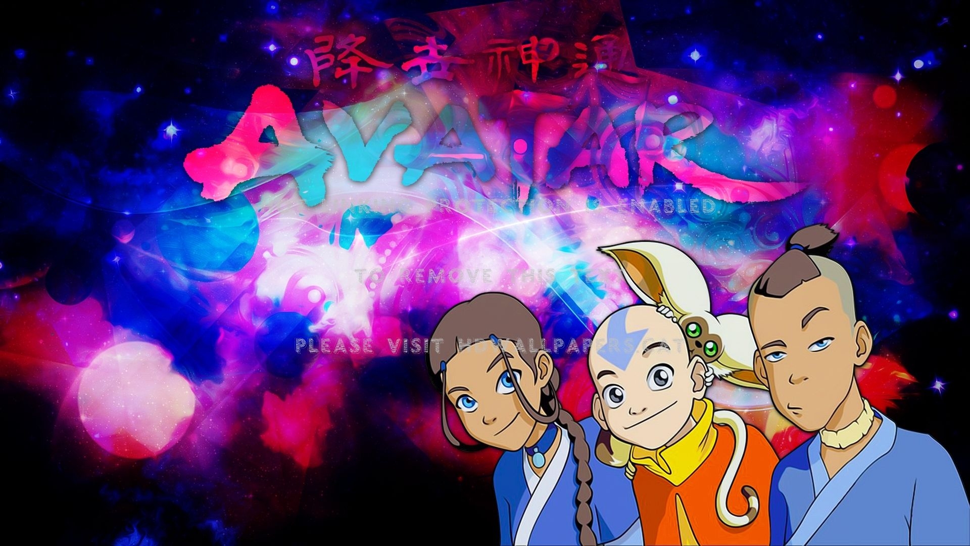 1920x1080 katara aang sokka avatar the last airbender, Desktop