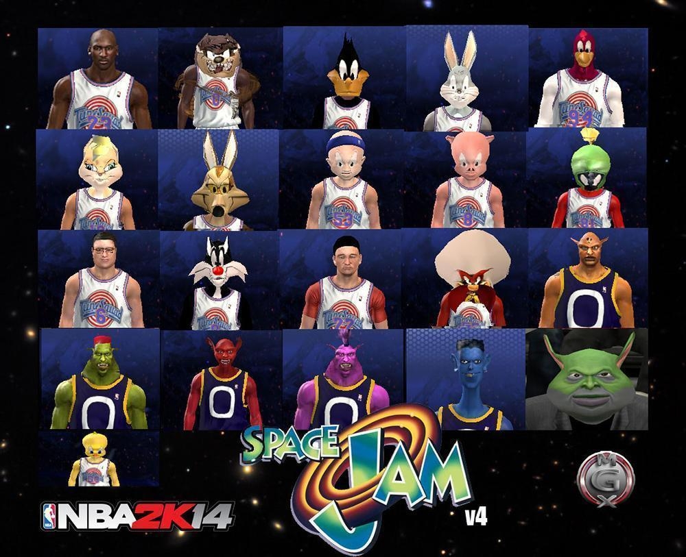 1000x820 Space Jam Movie Characters Background 1 HD Wallpaper, Desktop