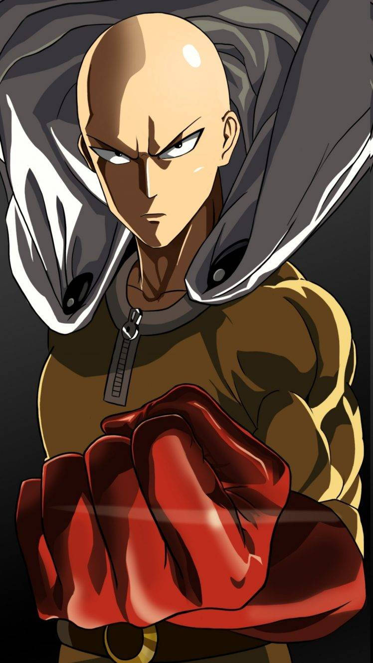 750x1330 Download Anime Profile Picture Saitama Wallpaper, Phone