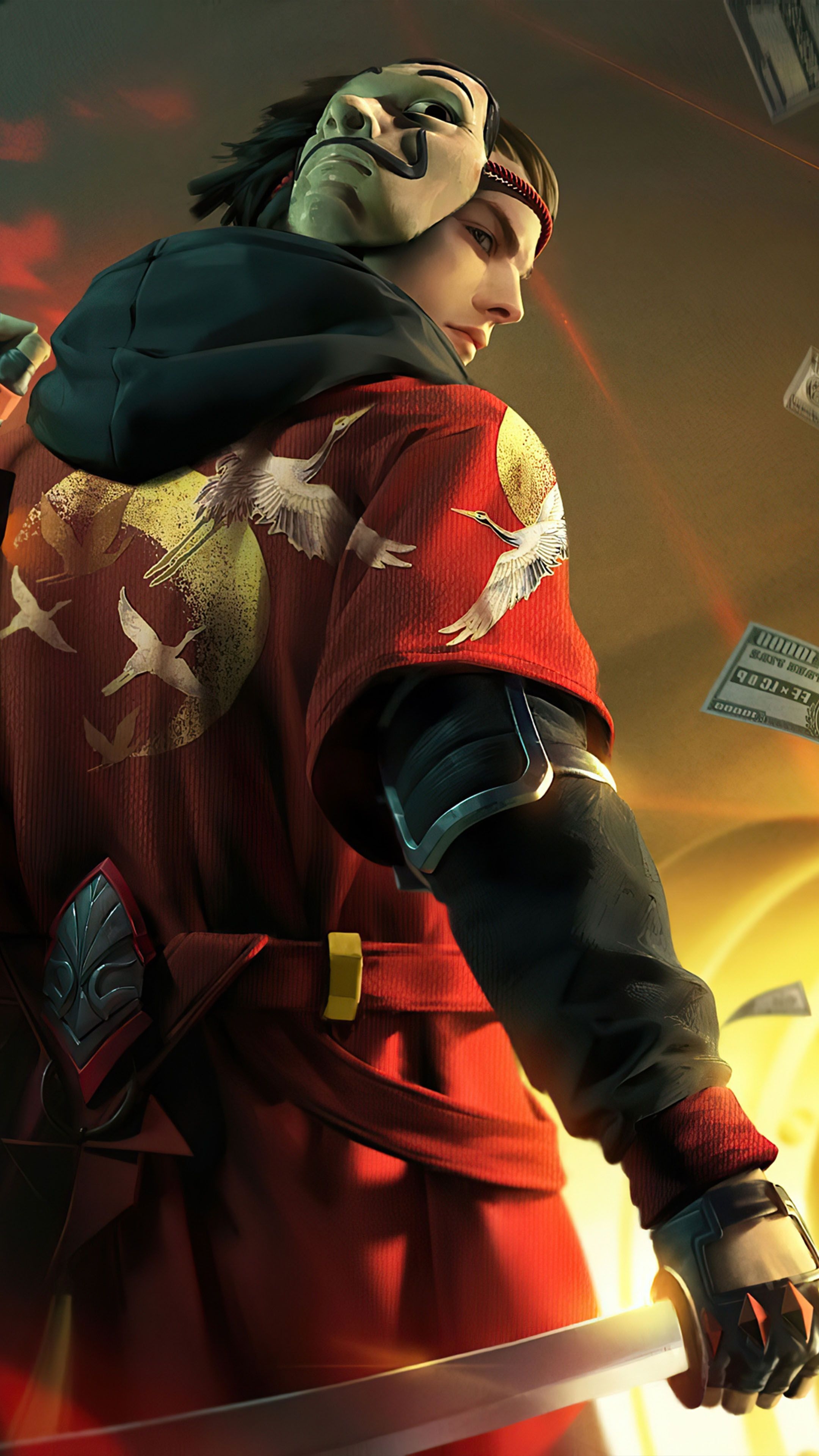 2160x3840 Shinobi Garena Free Fire 4K Ultra HD Mobile Wallpaper, Phone