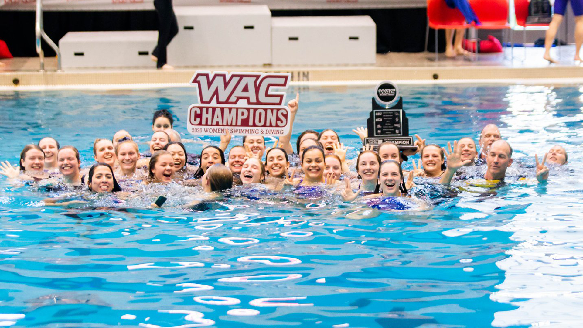 1920x1080 NAU Swimming and Diving Wins Seventh Straight WAC Conference, Desktop