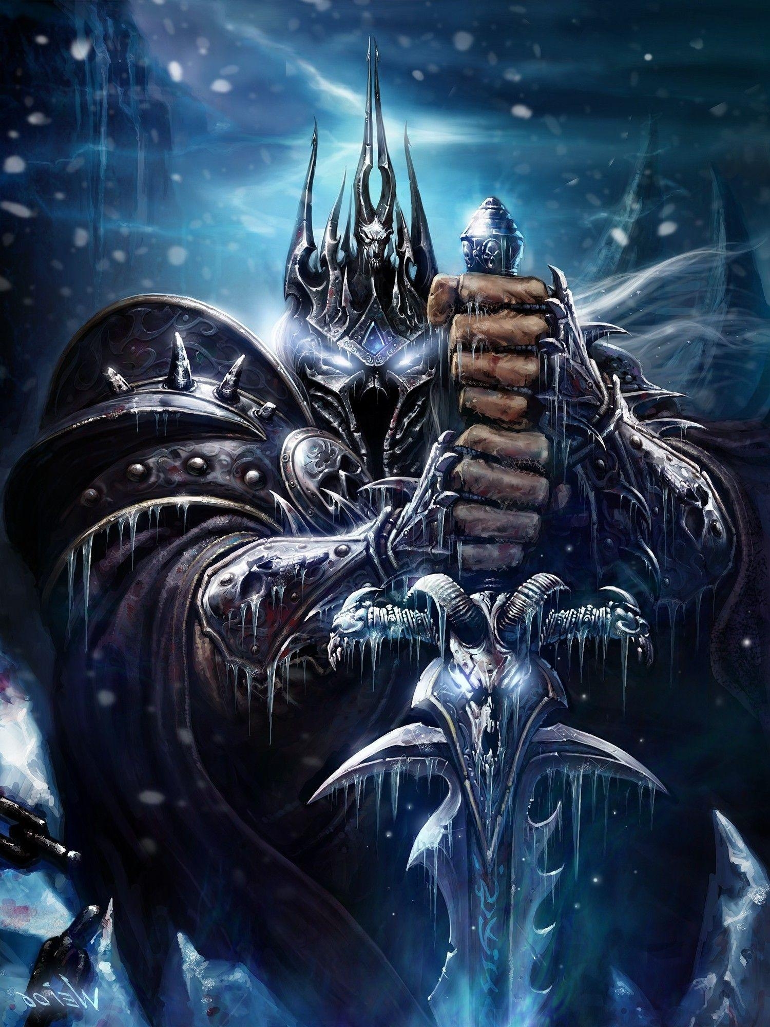 1500x2000 Wow lich king wallpaper, Phone