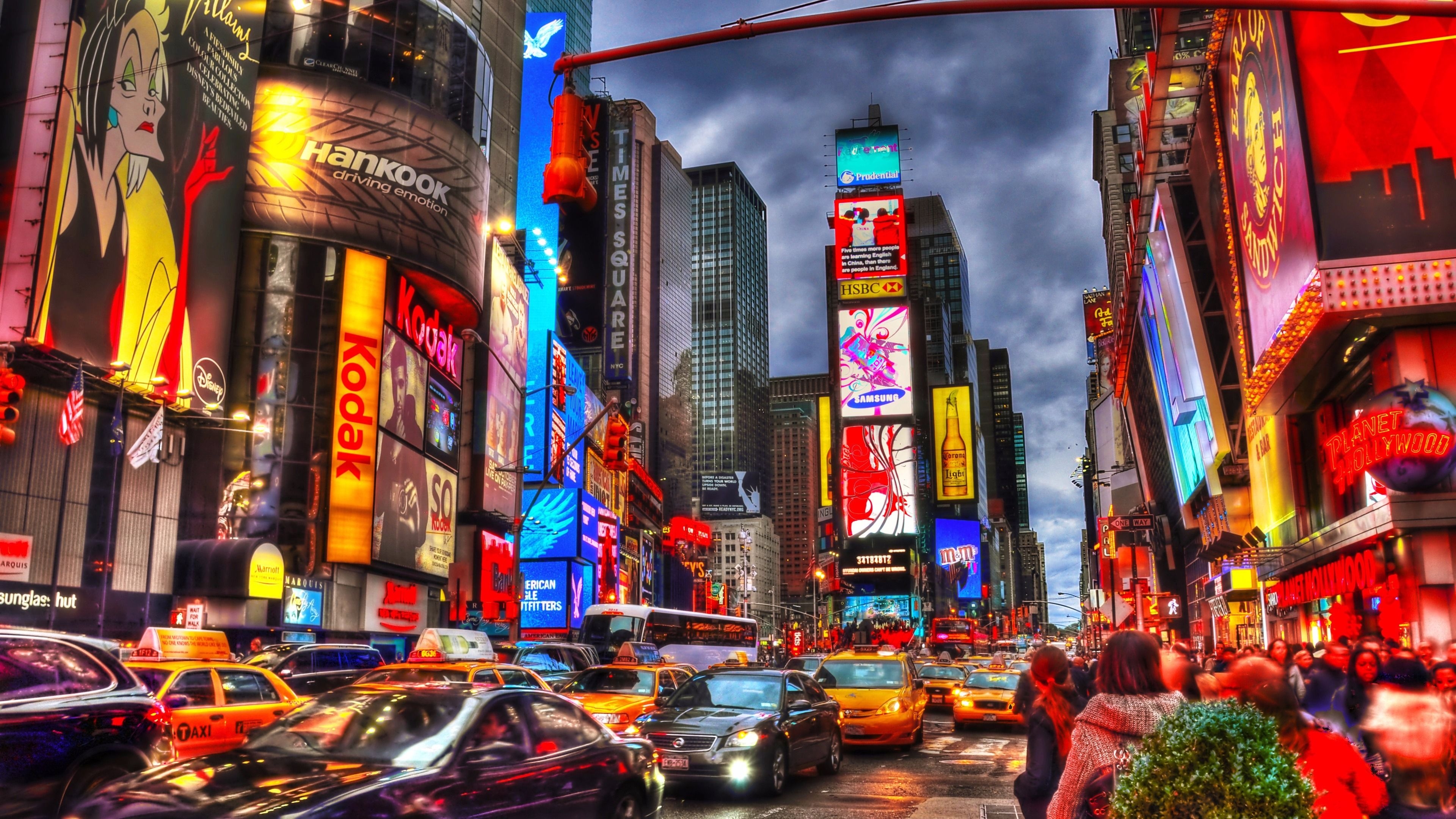 3840x2160 Times Square in Manhattan, New York City 4k Ultra HD Wallpaper, Desktop