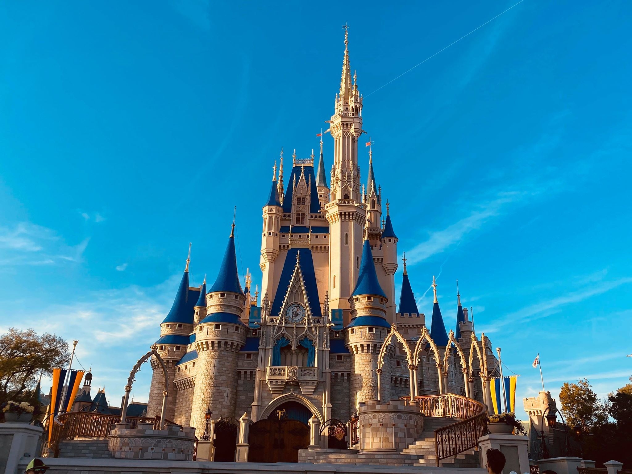 2050x1540 Cinderella Castle's Magical Golden Makeover Begins Despite Park, Desktop