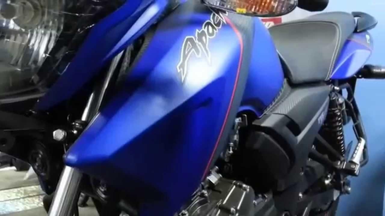 1280x720 TVS Apache RTR 160 Matte Blue, Desktop