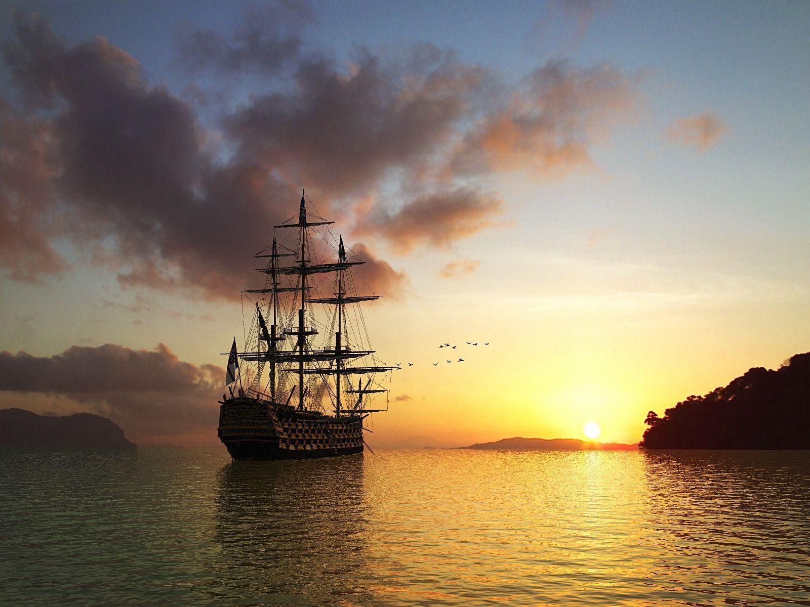 1600x1200 Old Sailing Ships Wallpaper, Desktop