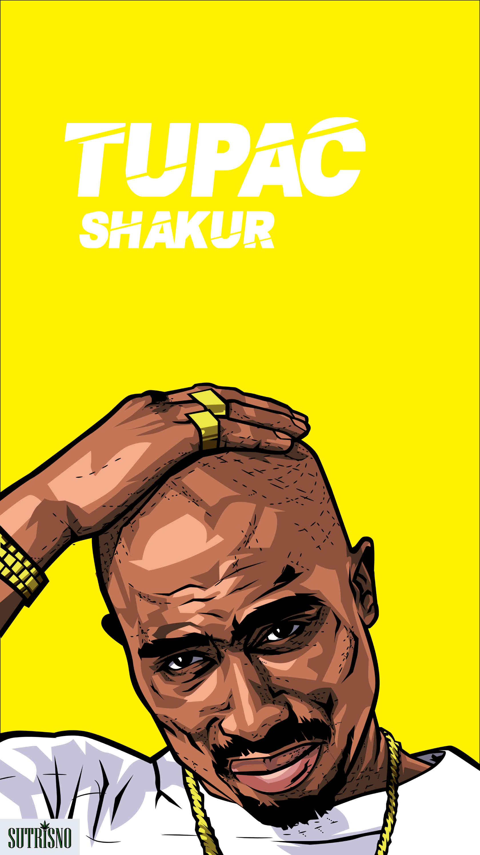 1680x2990 Tupac Cartoon Wallpaperwallpaper.dog, Phone