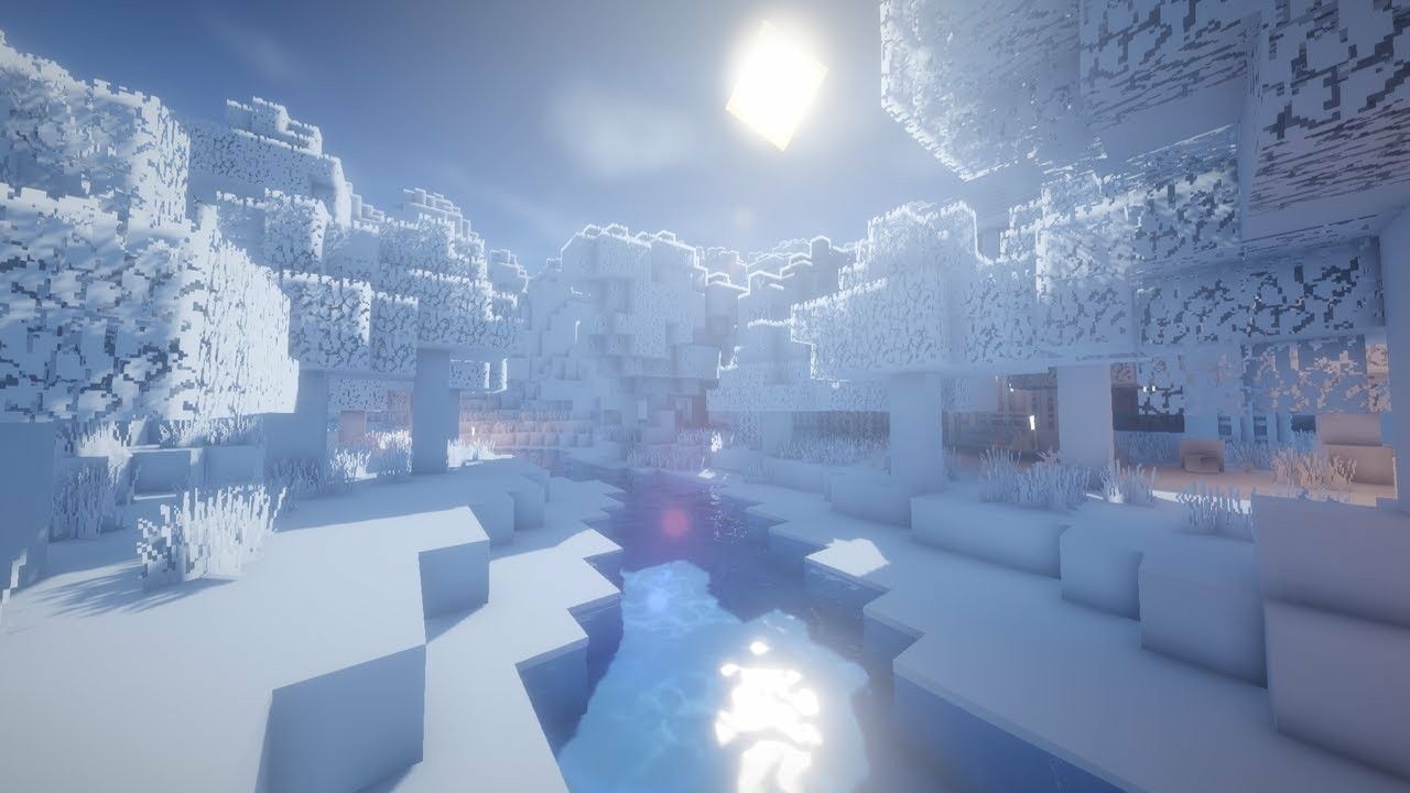 1280x720 Minecraft Winter Wallpaper Free Minecraft Winter Background, Desktop