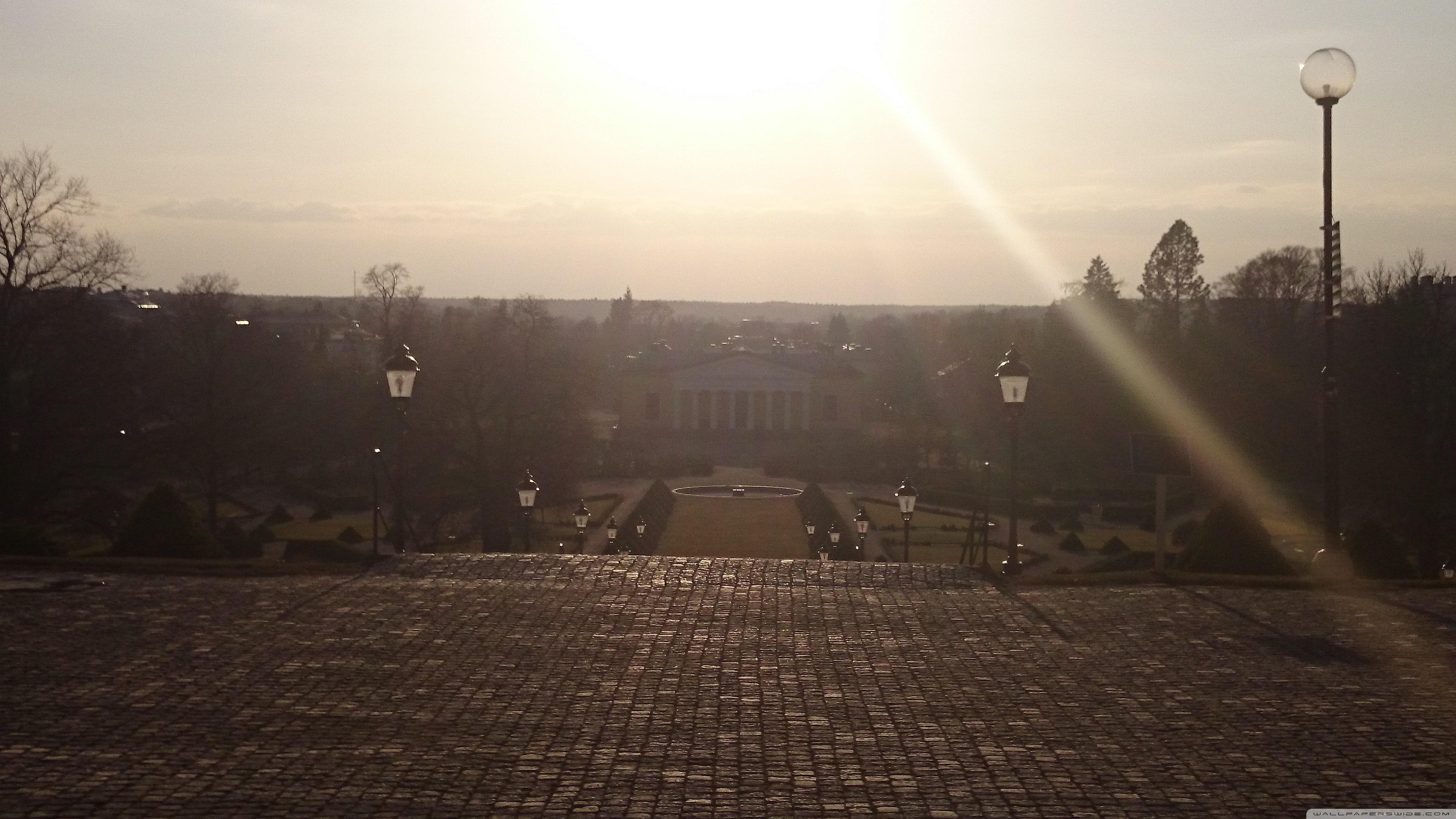 3840x2160 Morning sun Uppsala Botanical Garden ❤ 4K HD Desktop Wallpaper, Desktop