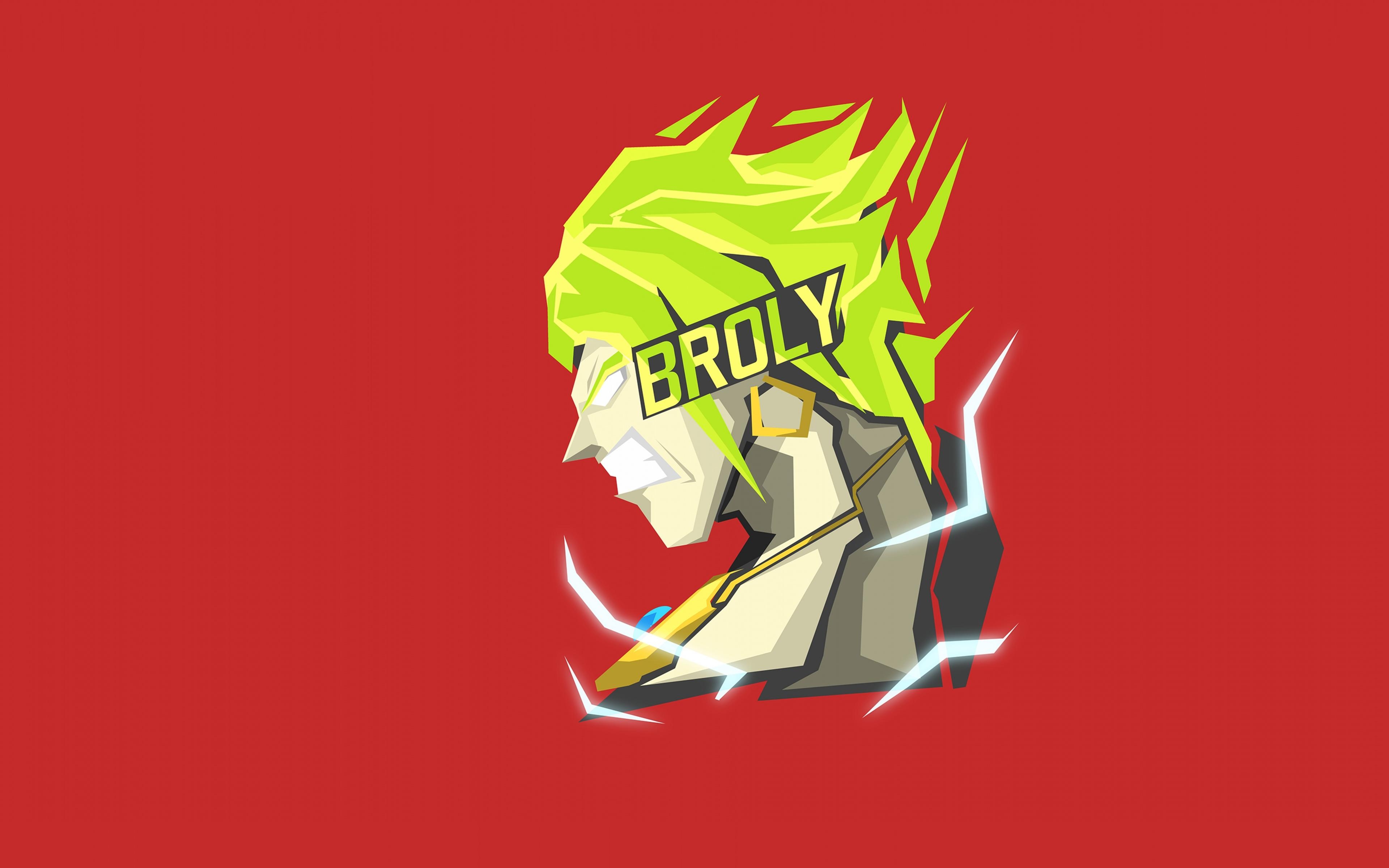 3840x2400 Download  wallpaper angry, broly, dragon ball, anime, art, Desktop