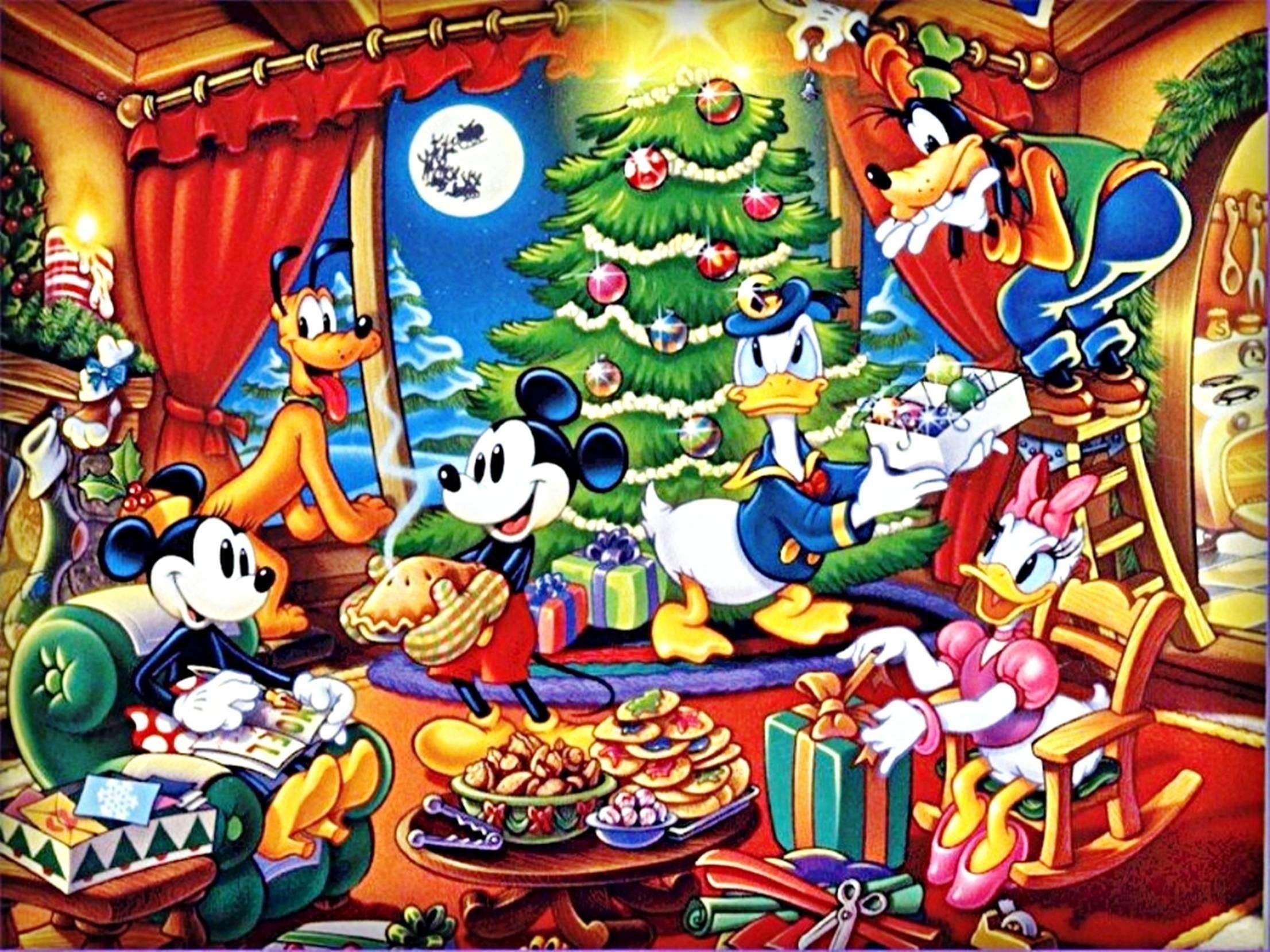 2220x1660 Disney Christmas Wallpaper, Desktop