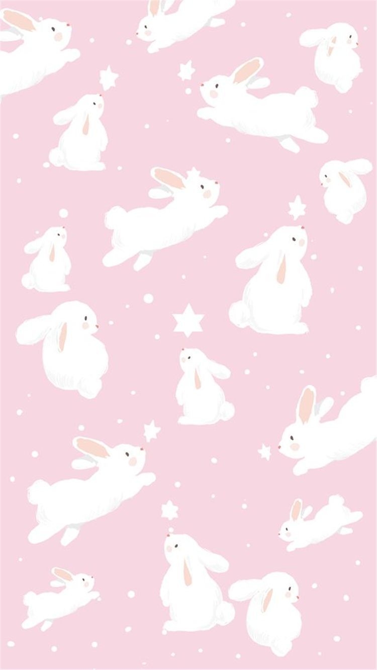 750x1340 Simple Yet Cute Easter Wallpaper You Must Have This Year. Women Fashion Lifestyle Blog Shinecoco.com. Bunny wallpaper, Easter wallpaper, Rabbit wallpaper, Phone