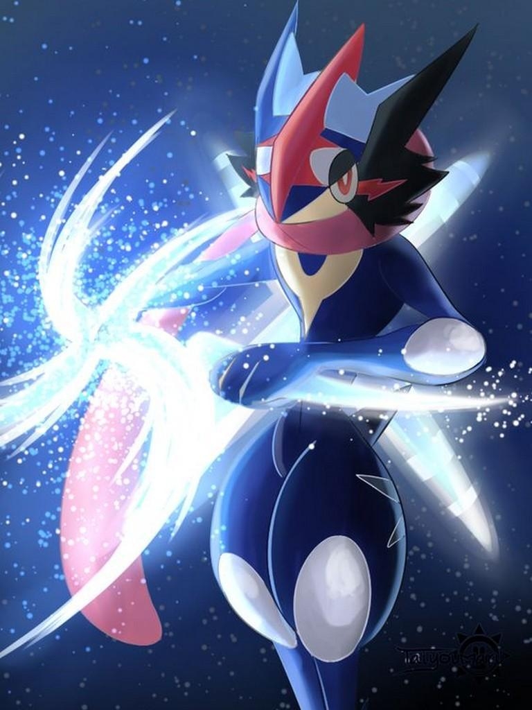 770x1030 Pokemon Greninja Wallpaper, Phone