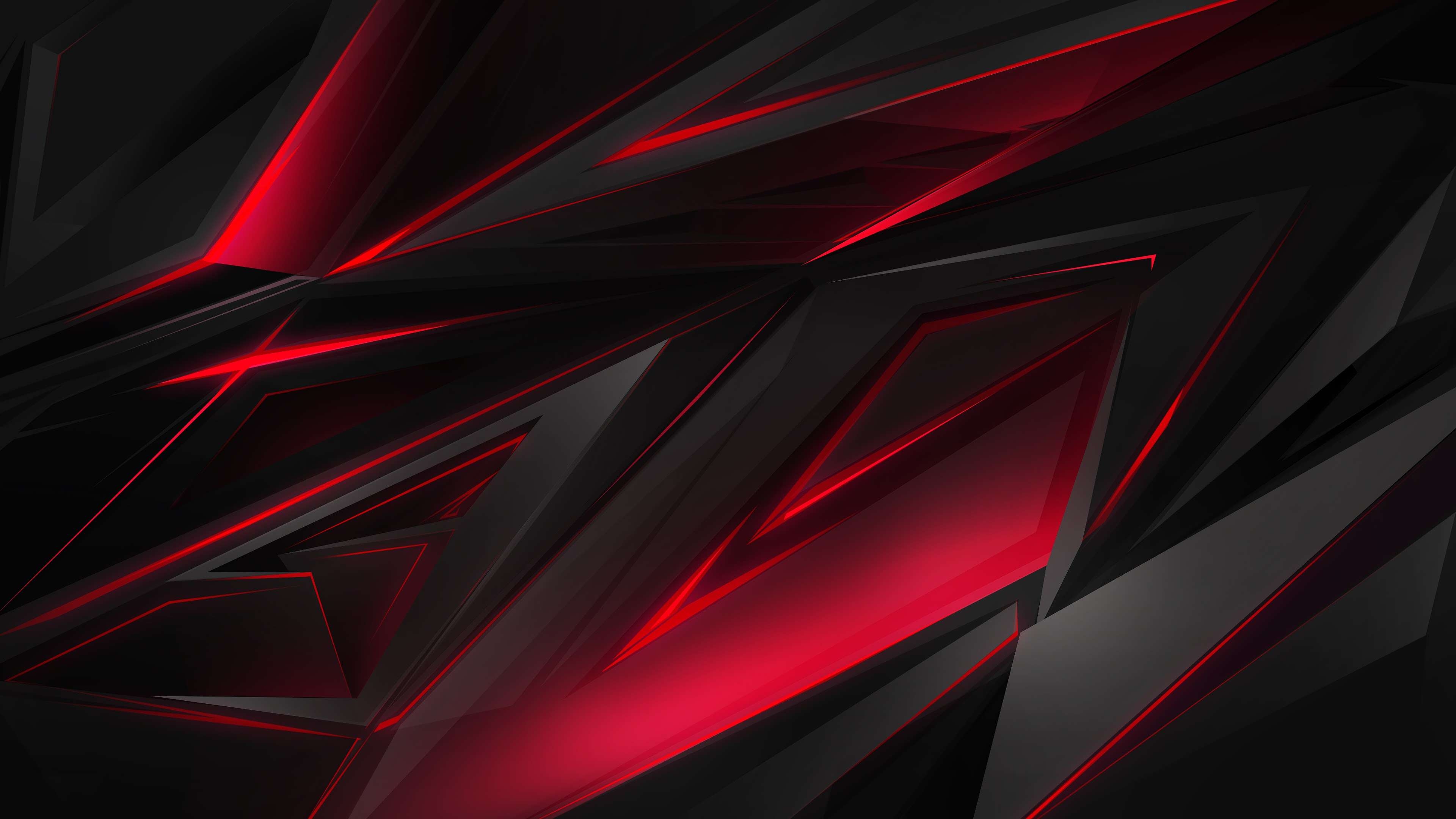 3840x2160 Black And Red Abstract Wallpaper 4k, Desktop