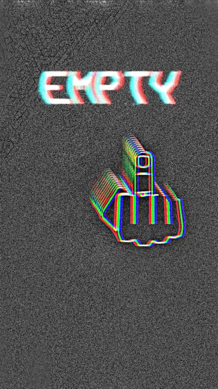 720x1280 Middle finger glitch wallpaper, Phone