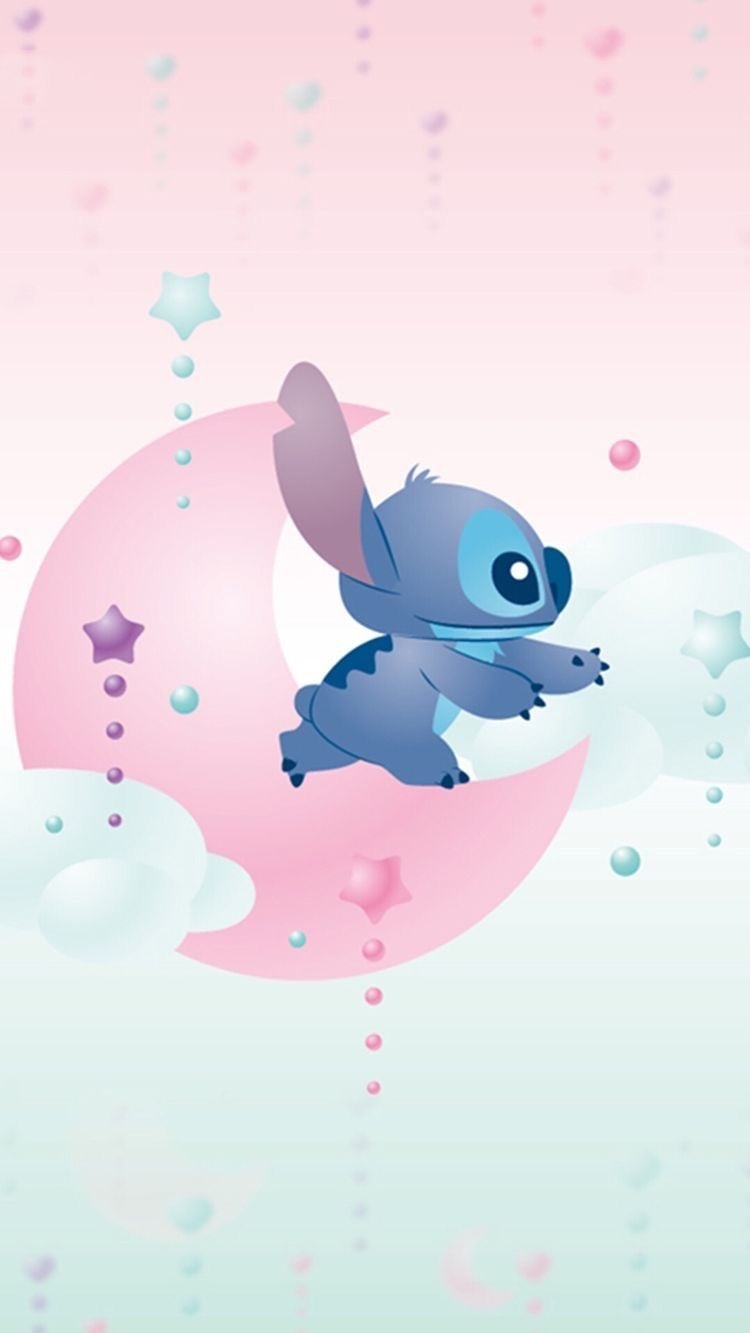 750x1340 Stitch And Angel Wallpaper, Phone