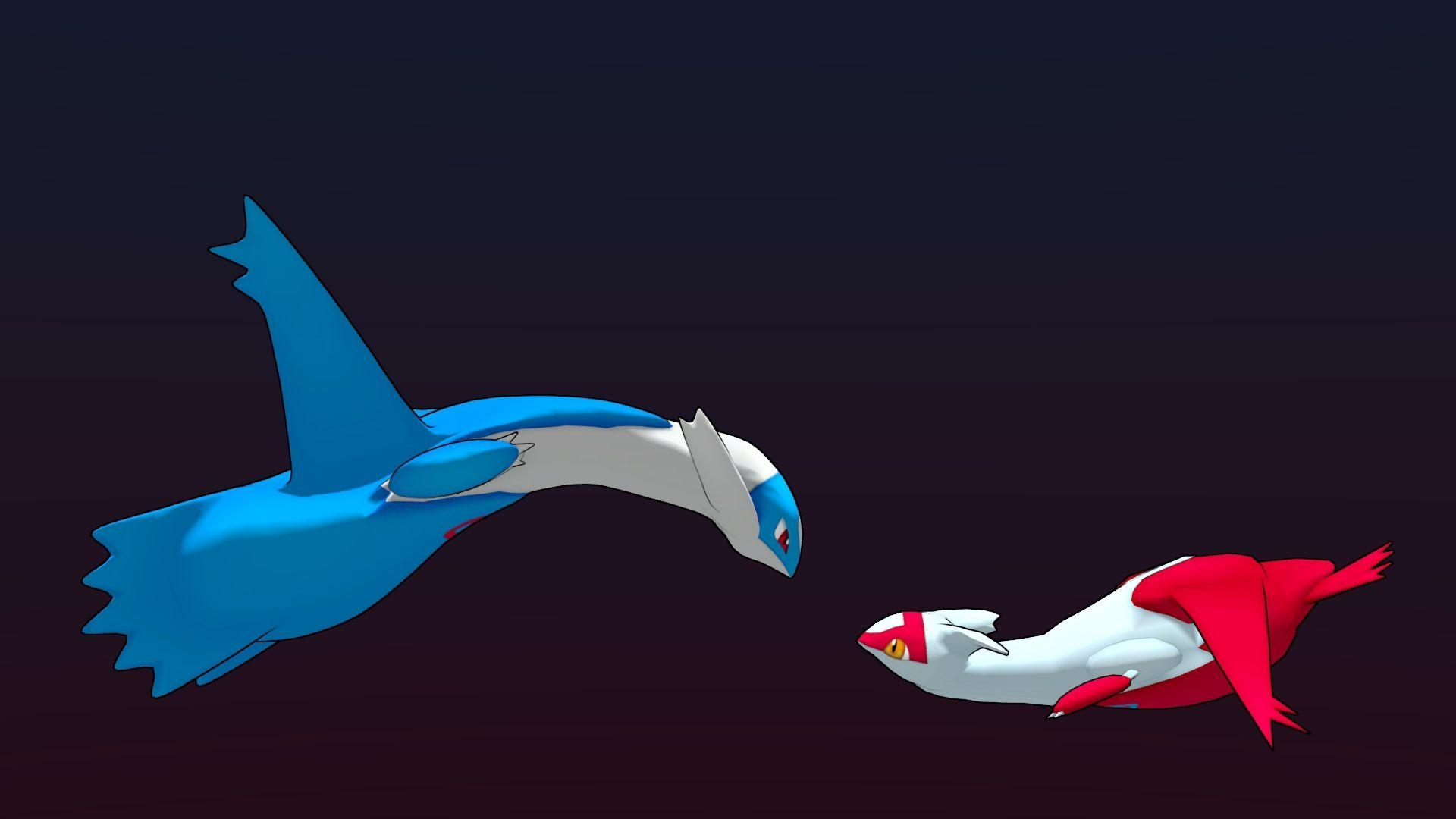 1920x1080 Latios and Latias?, Desktop