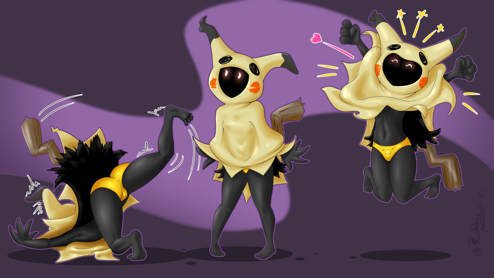 1920x1080 Mimikyu by RuthlessPeasant on Newgrounds, Desktop