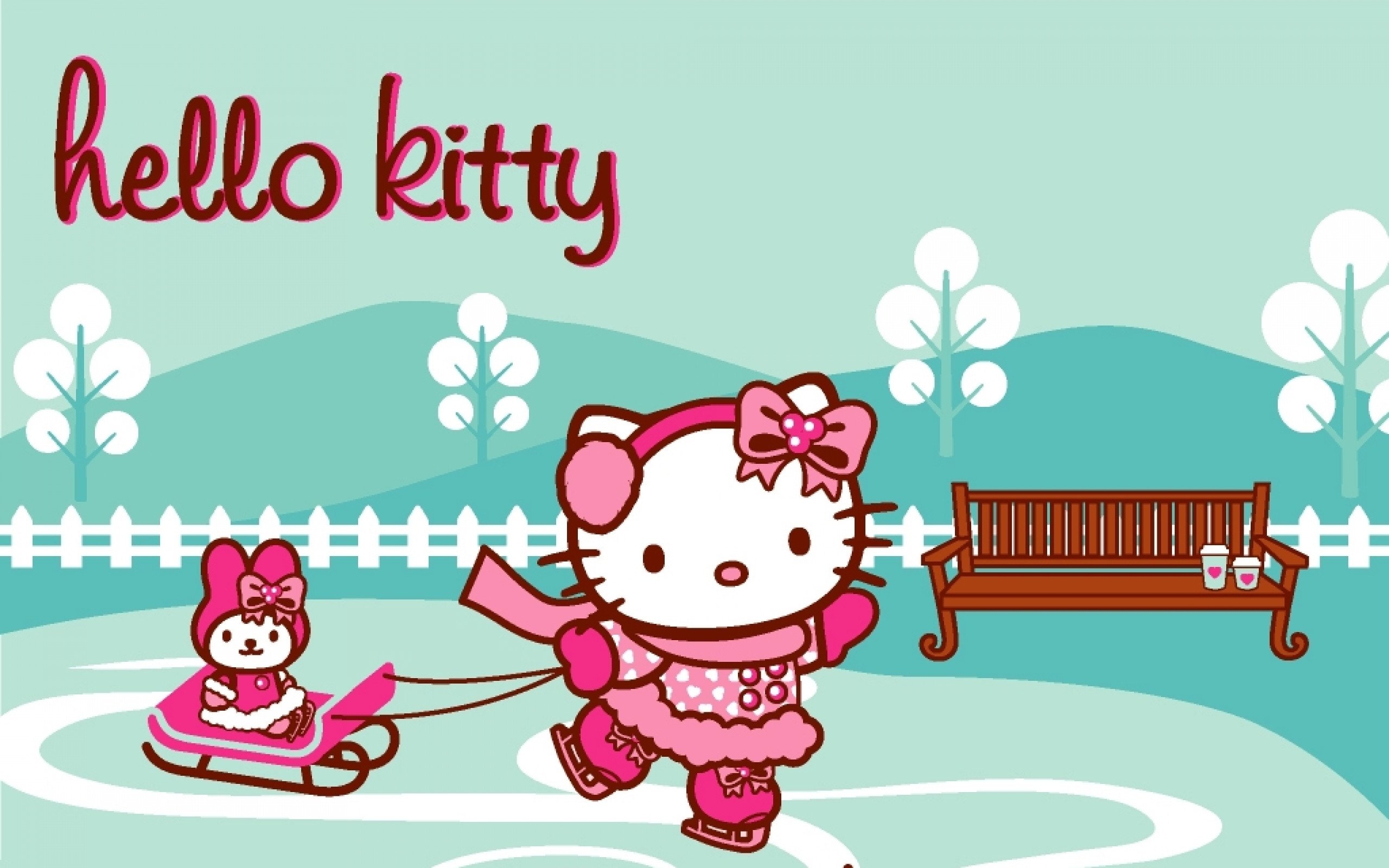 2560x1600 Hello Kitty Summer Wallpaper, Desktop