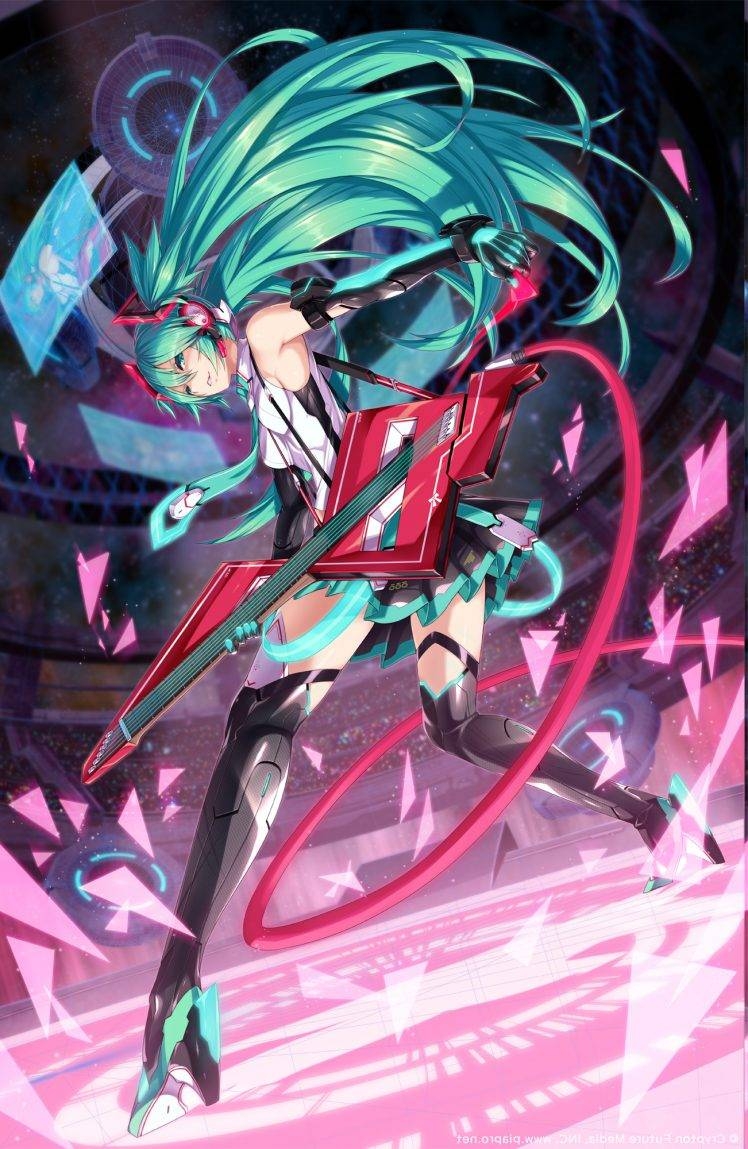 750x1150 Hatsune Miku, Vocaloid Wallpaper HD / Desktop and Mobile Background, Phone