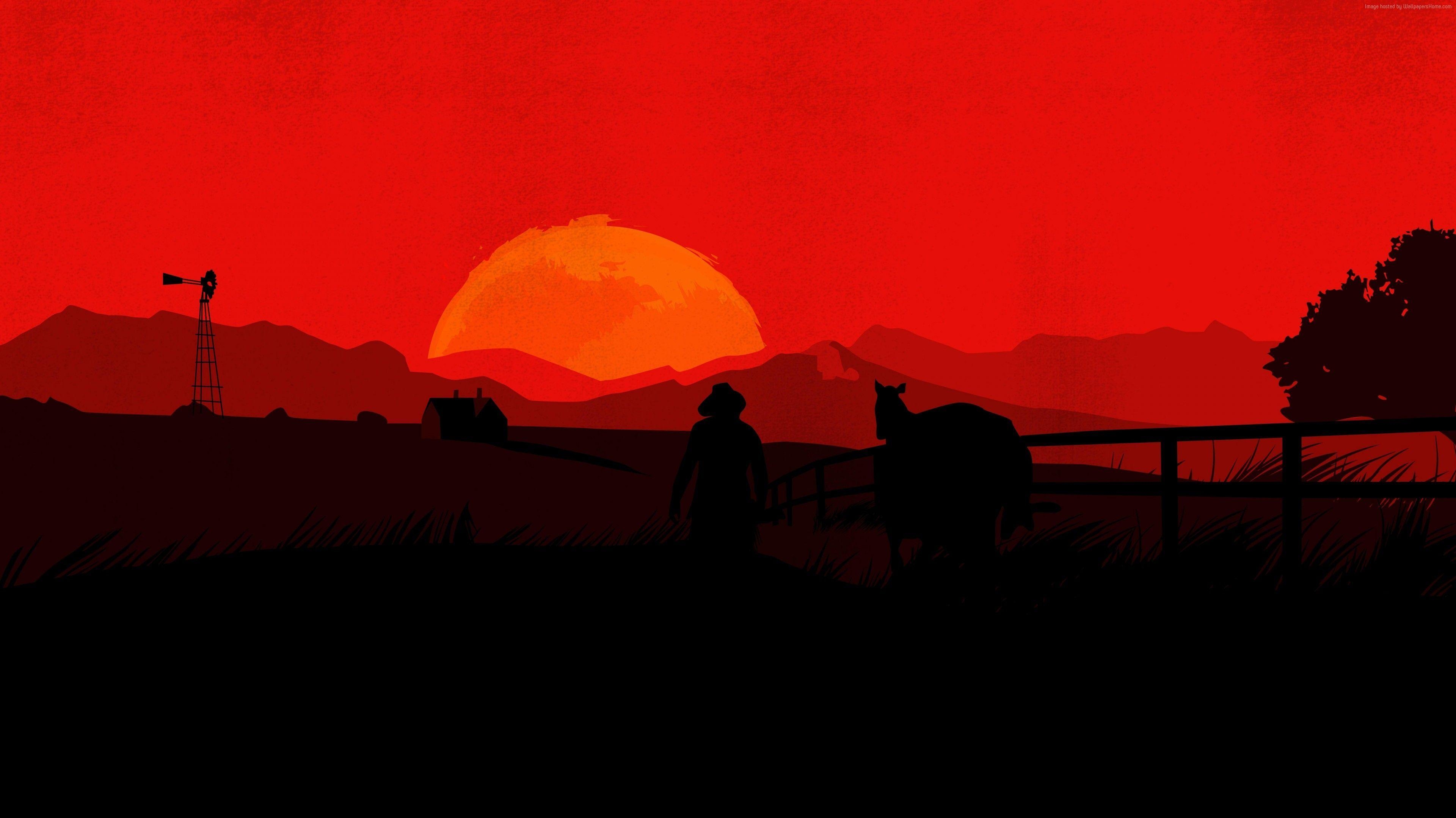 3840x2160 HD Wallpaper. Red dead, Desktop