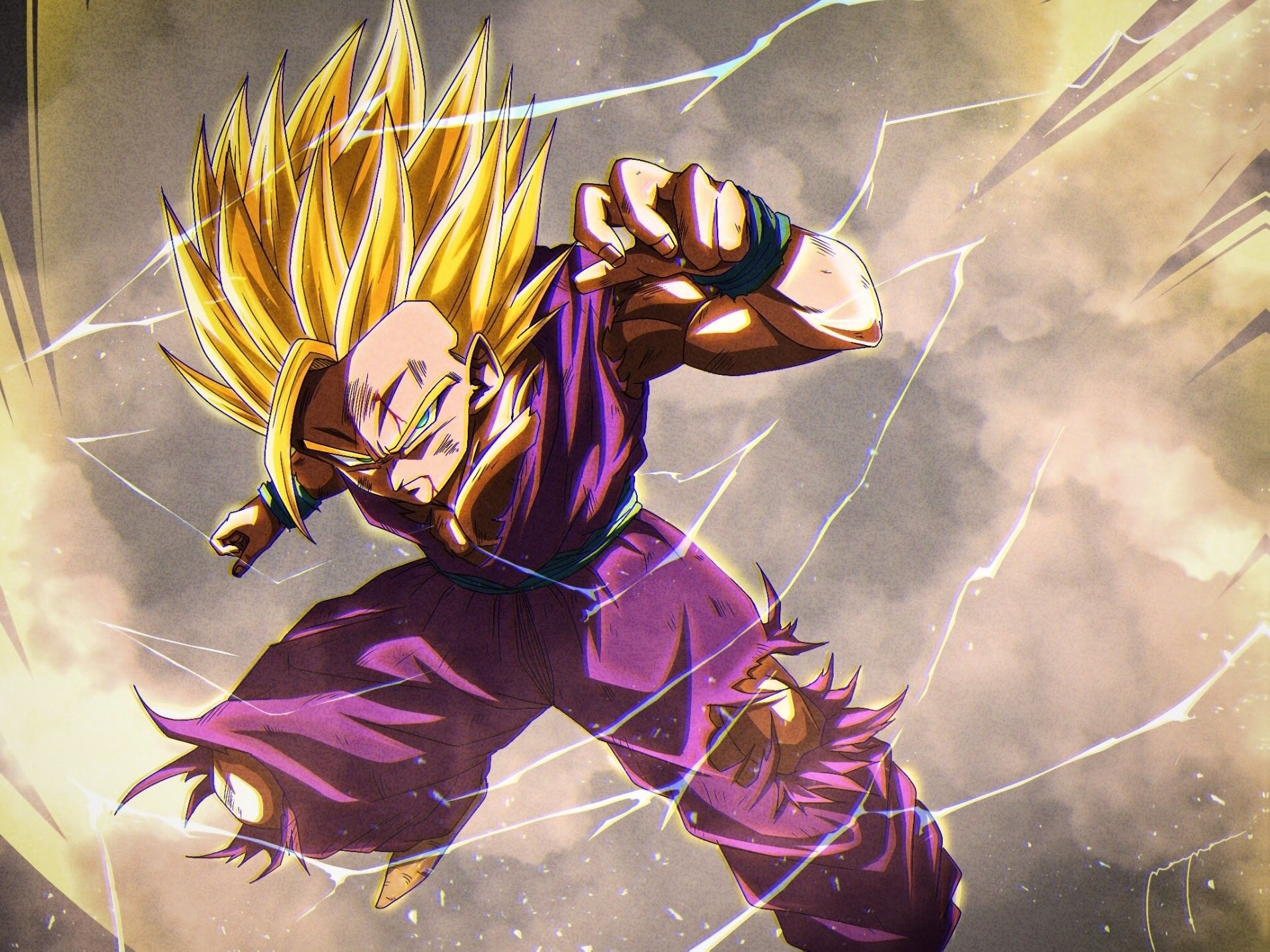 1910x1430 Gohan ssj 2. Dragon ball wallpaper, Dragon ball artwork, Anime dragon ball super, Desktop