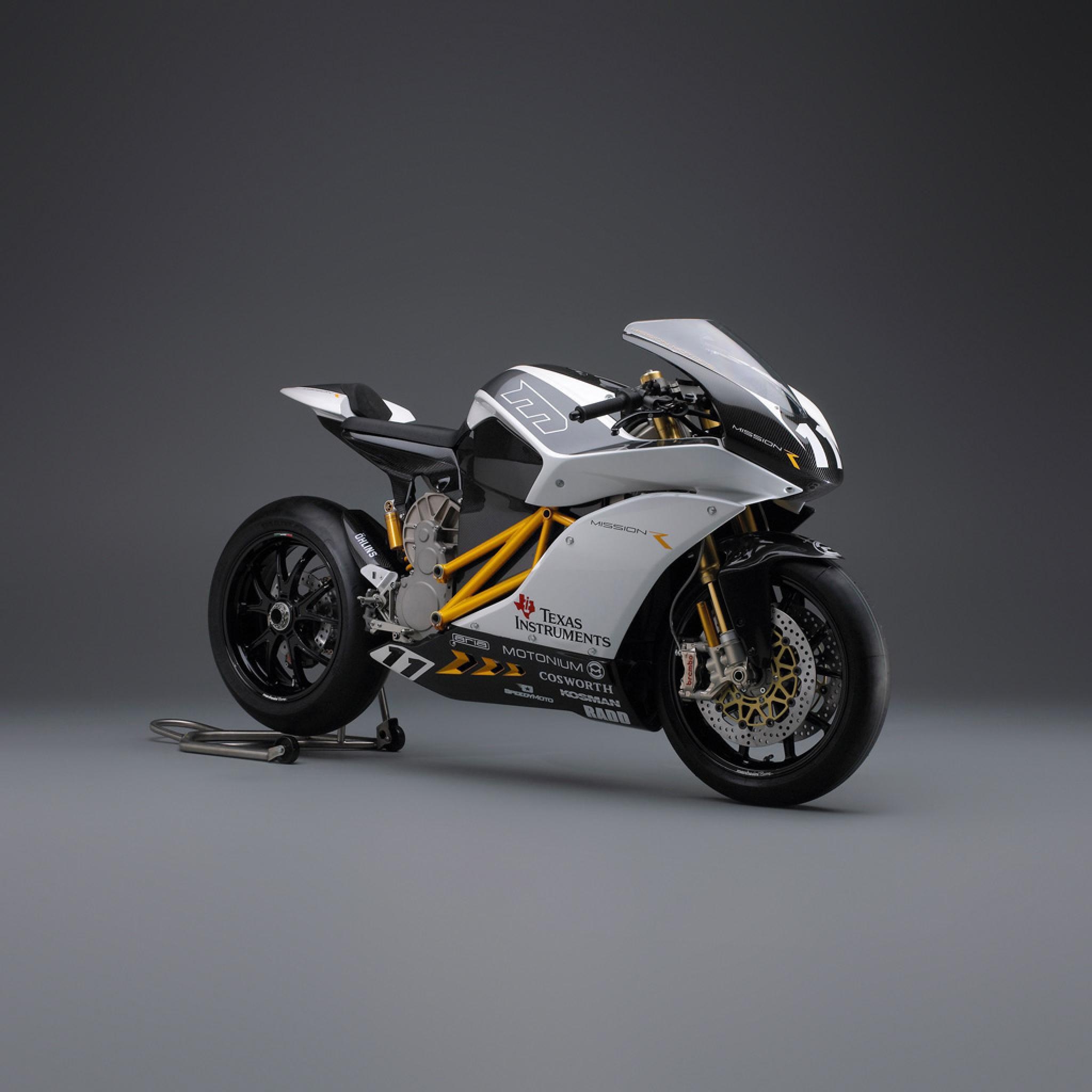 2050x2050 Motorbikes &; Mission R Electric Superbike Wallpaper for iPad, Phone