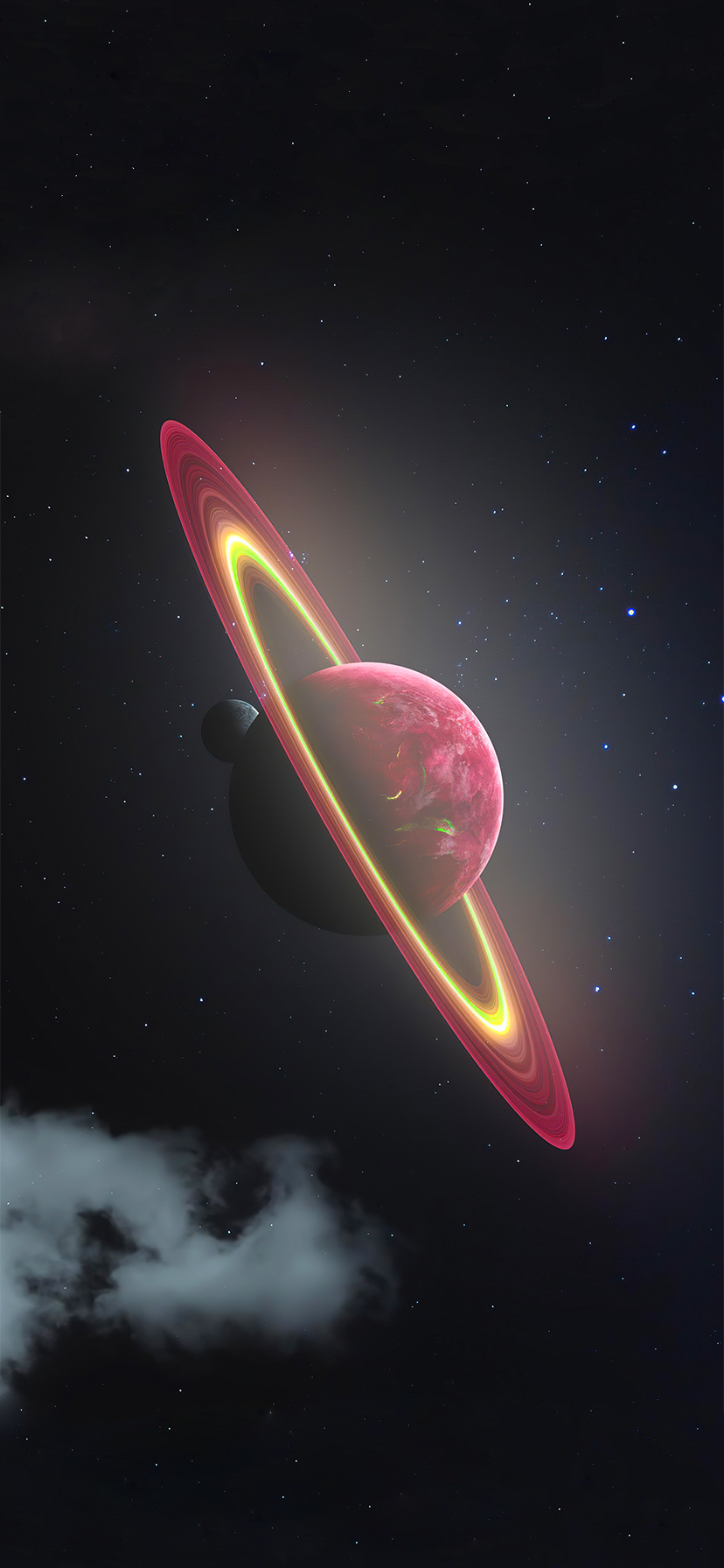 830x1800 SATURN WALLPAPER, Phone