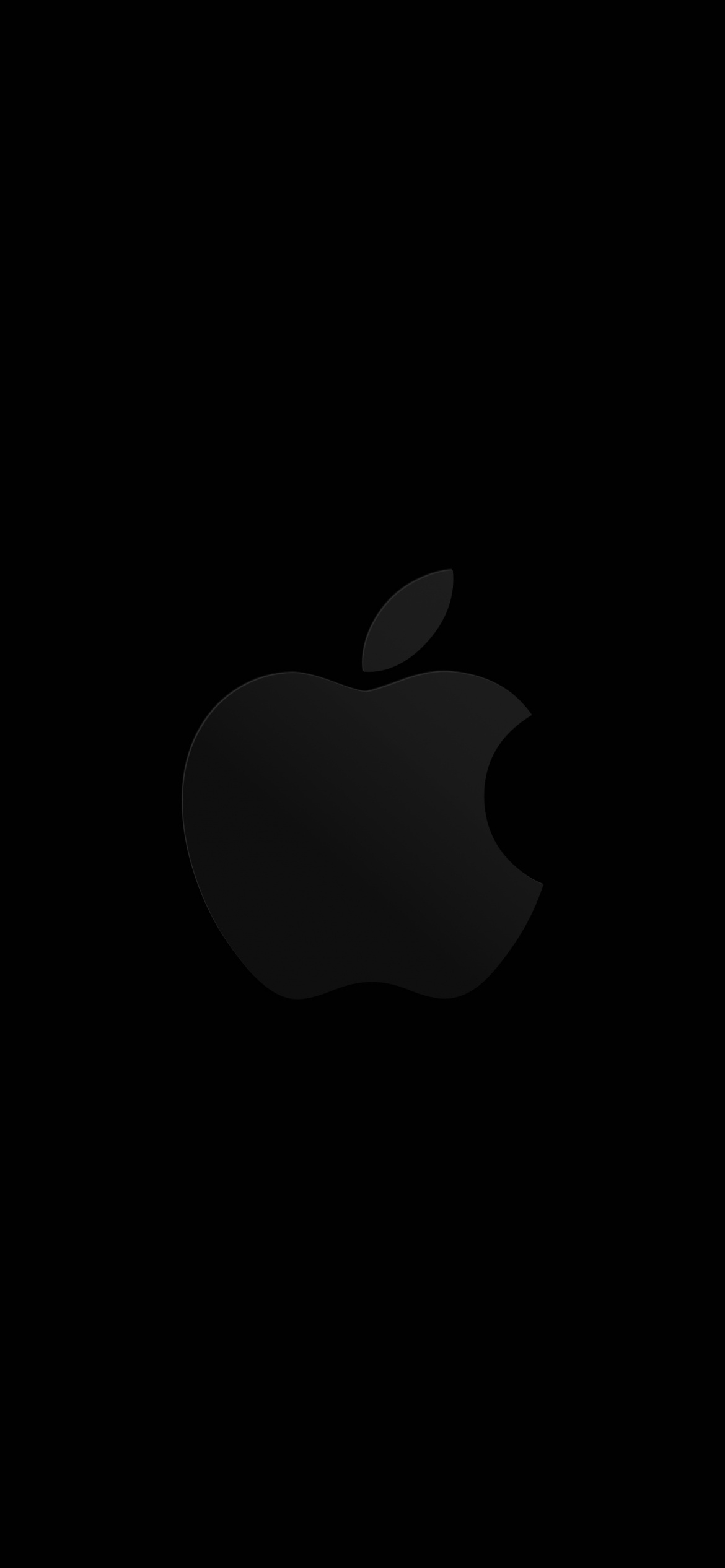 1170x2540 Apple logo Wallpaper 4K, Minimal logo, 5K, Dark background, Phone