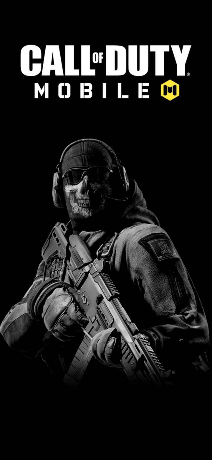 720x1560 Download Character Banner With Call Of Duty Mobile Logo Wallpaper, Phone