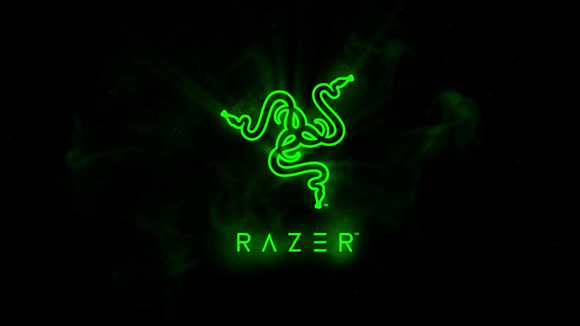 1920x1080 Green Razer Lightning Live Wallpaper, Desktop