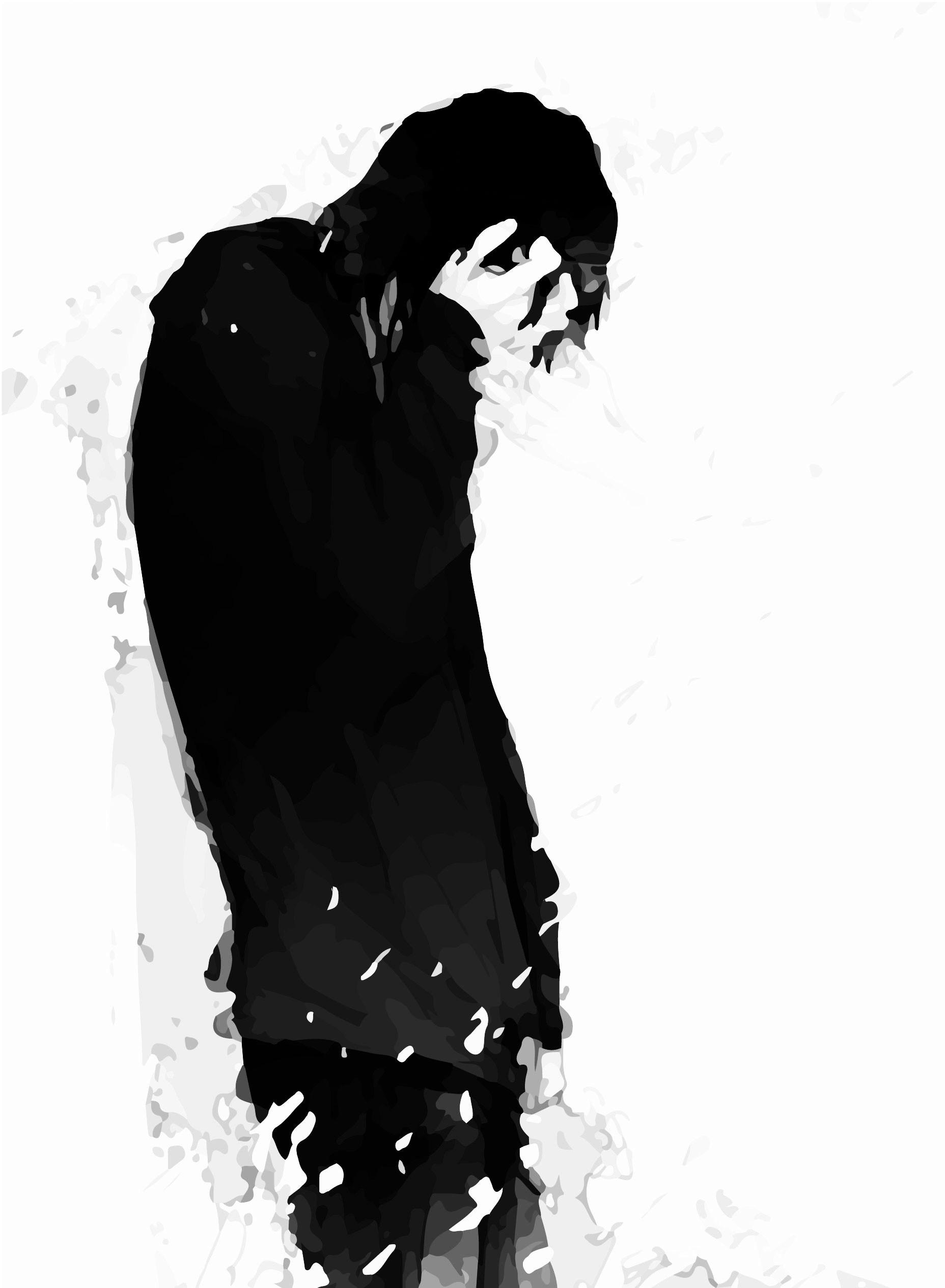 1860x2540 Sad Anime Boy Wallpaper ① Anime Boy Black Hair, Phone